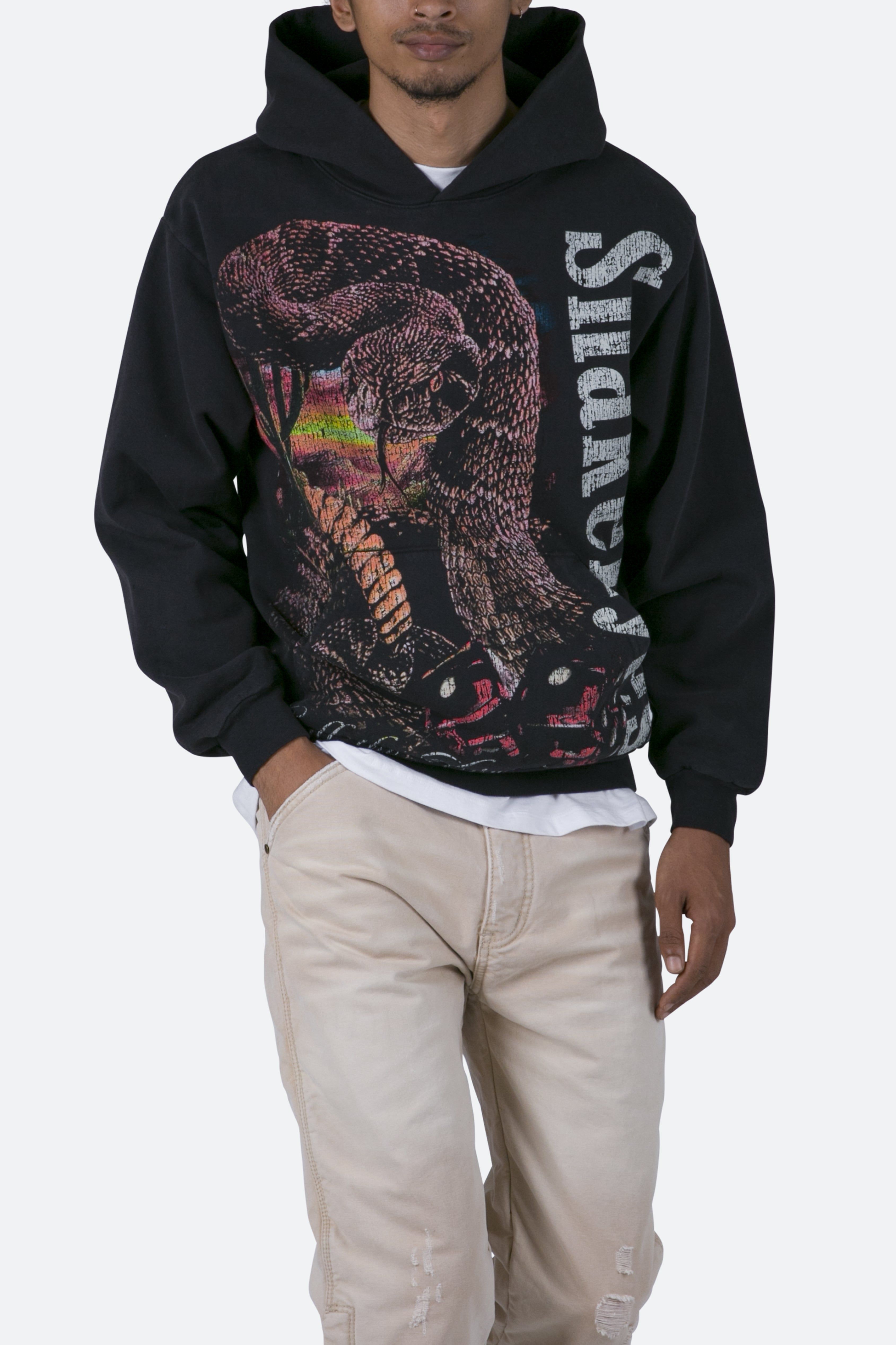 Snake Eyes Hoodie - Off Black sold by MNML product image thumbnail 2