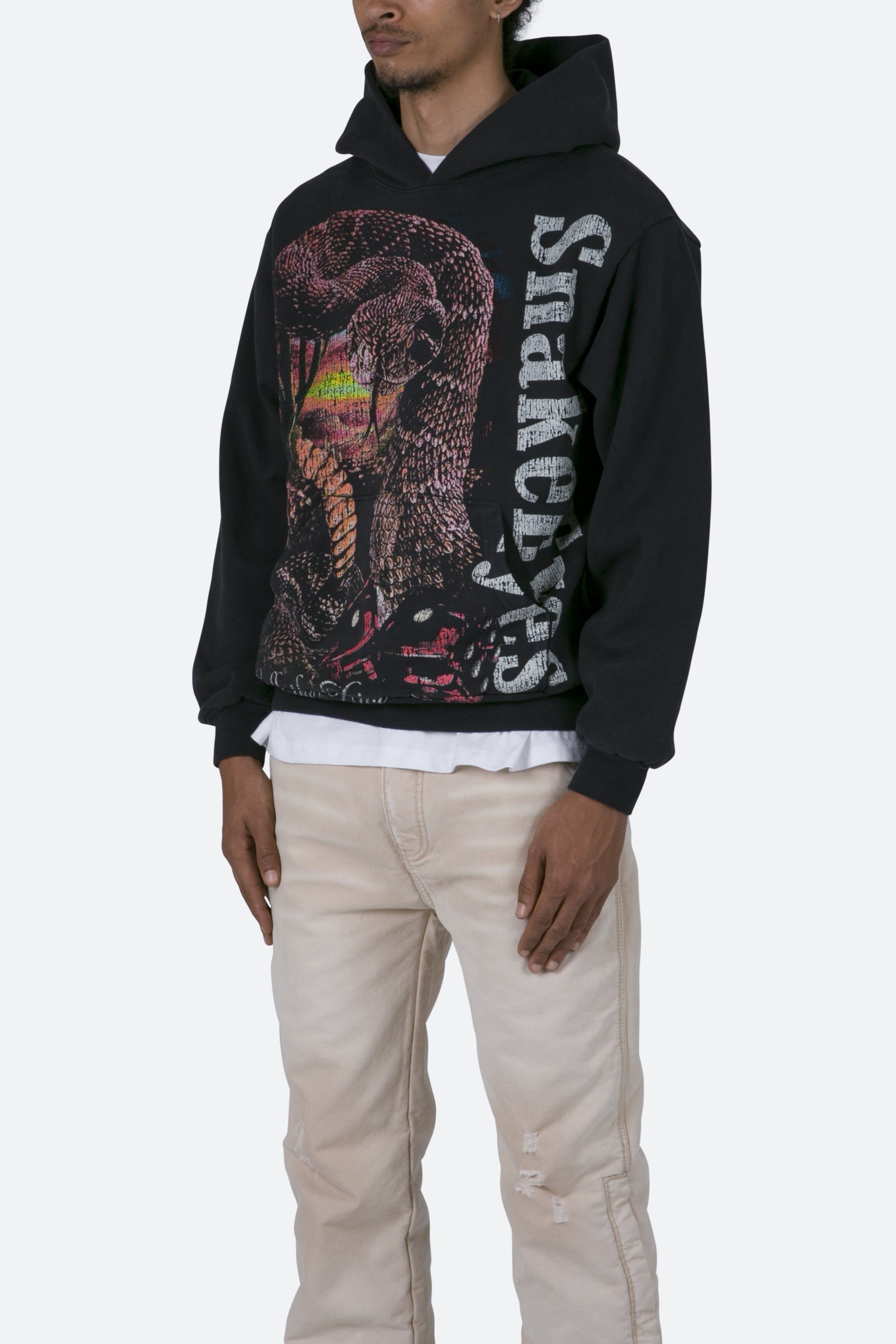 Snake Eyes Hoodie - Off Black sold by MNML product image thumbnail 4
