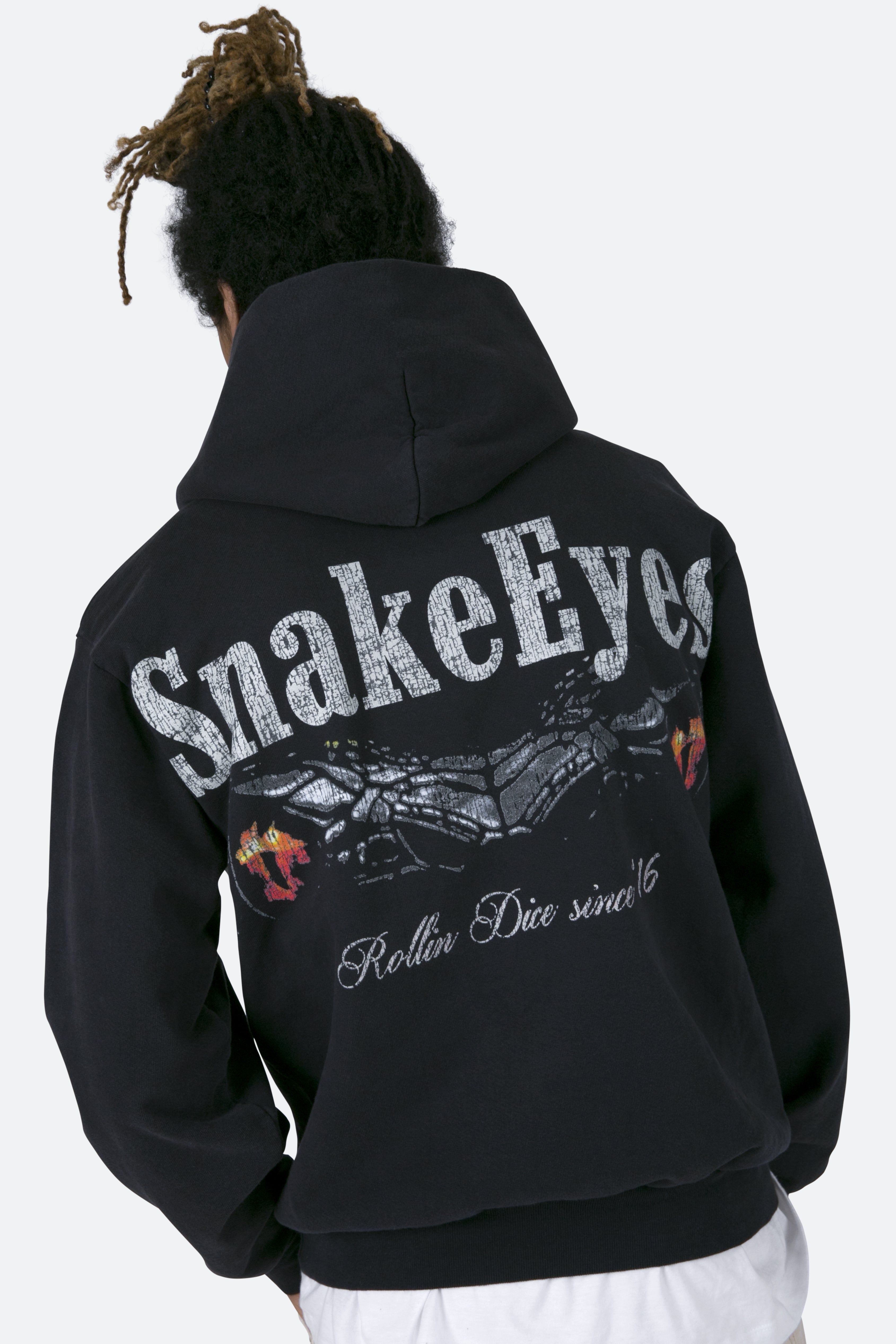 Snake Eyes Hoodie - Off Black sold by MNML product image thumbnail 10