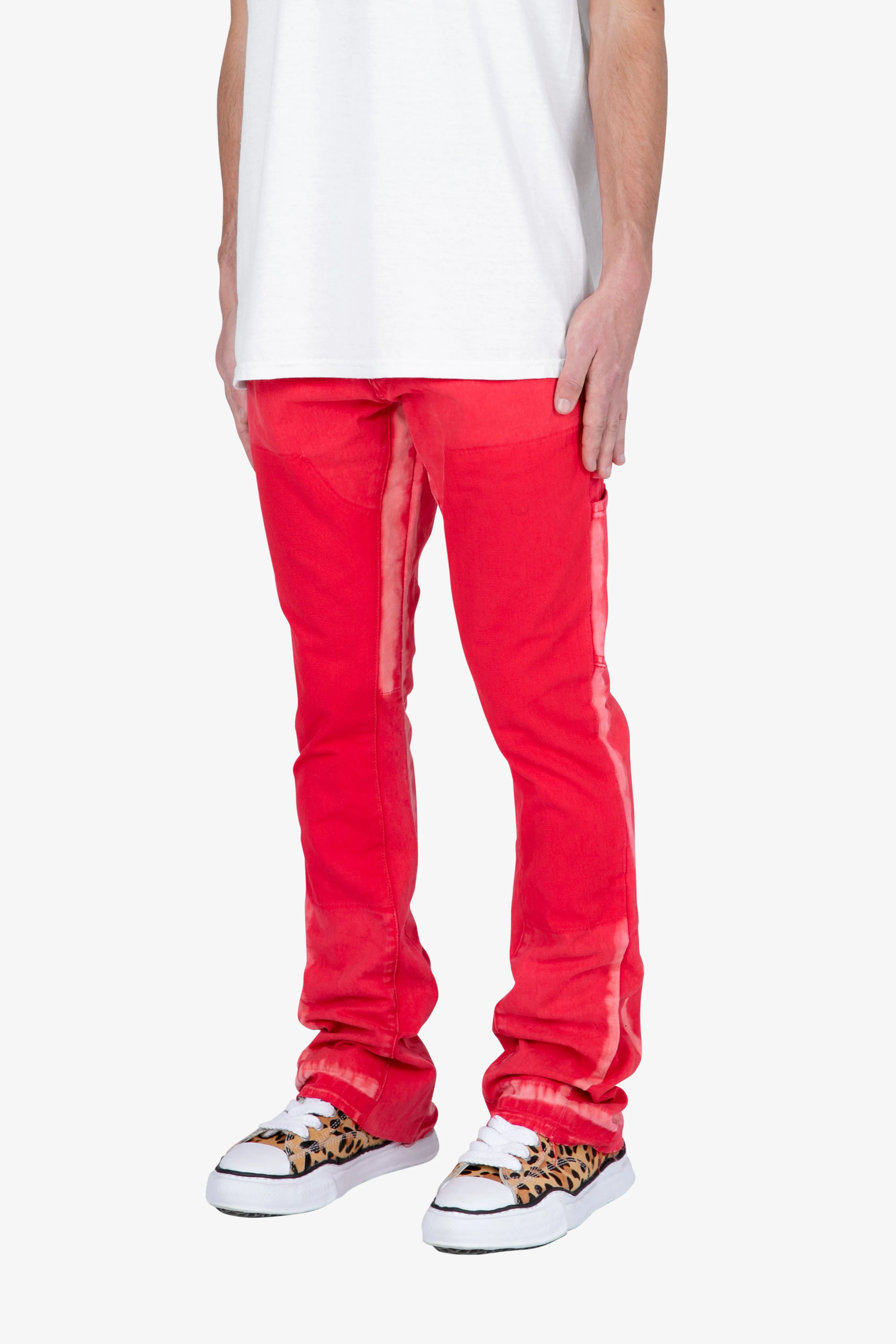 B404 Flare Denim - Red sold by MNML product image thumbnail 4