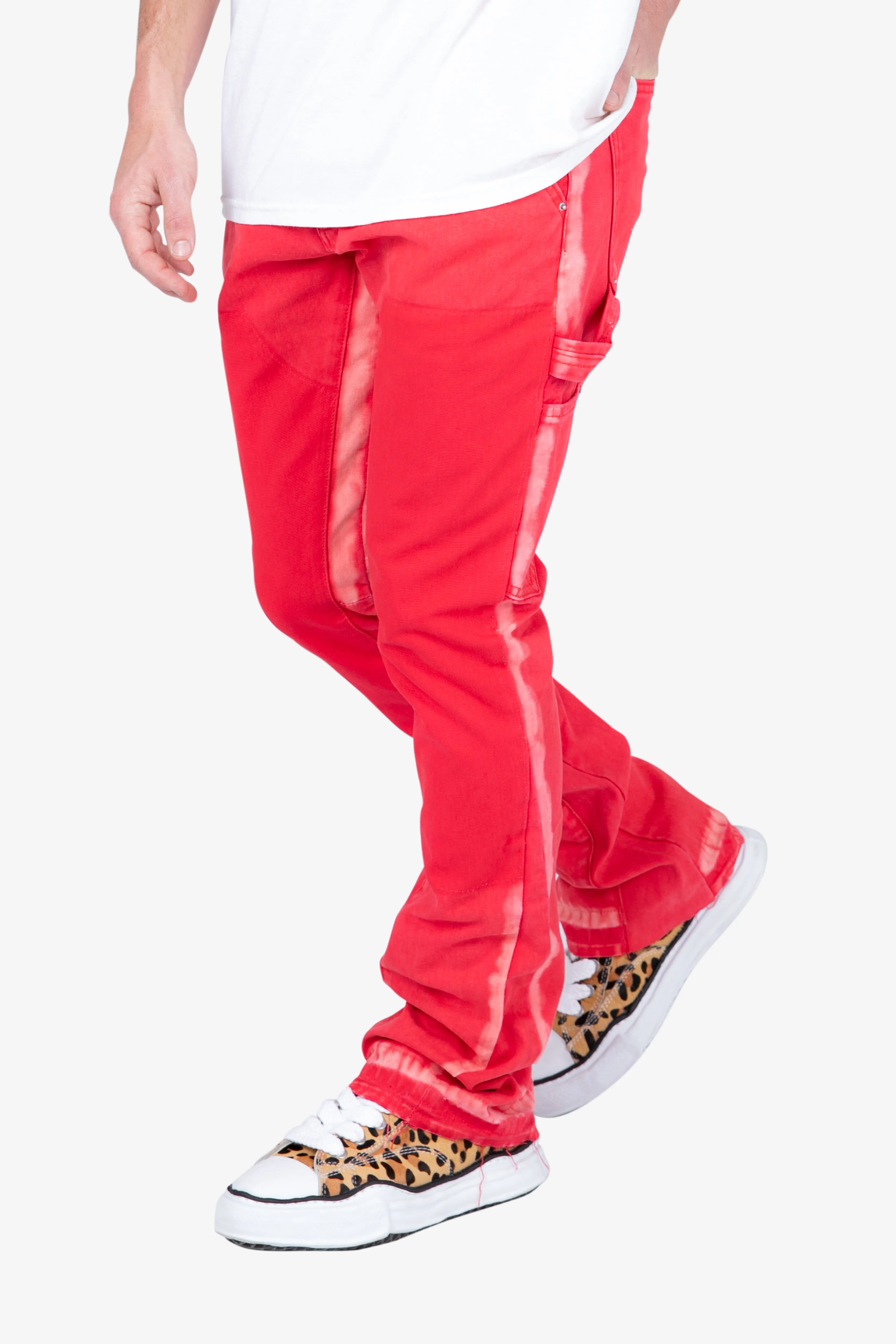 B404 Flare Denim - Red sold by MNML product image thumbnail 2