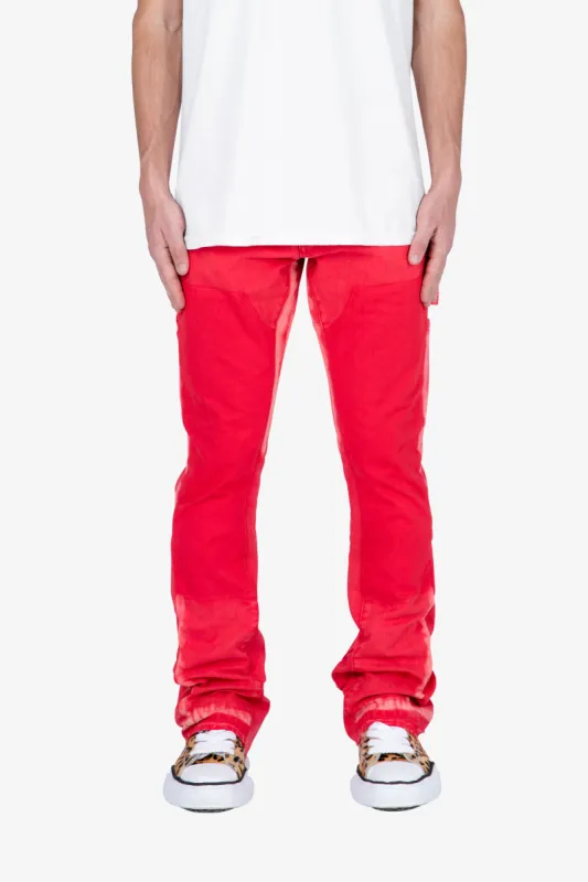B404 Flare Denim - Red sold by MNML