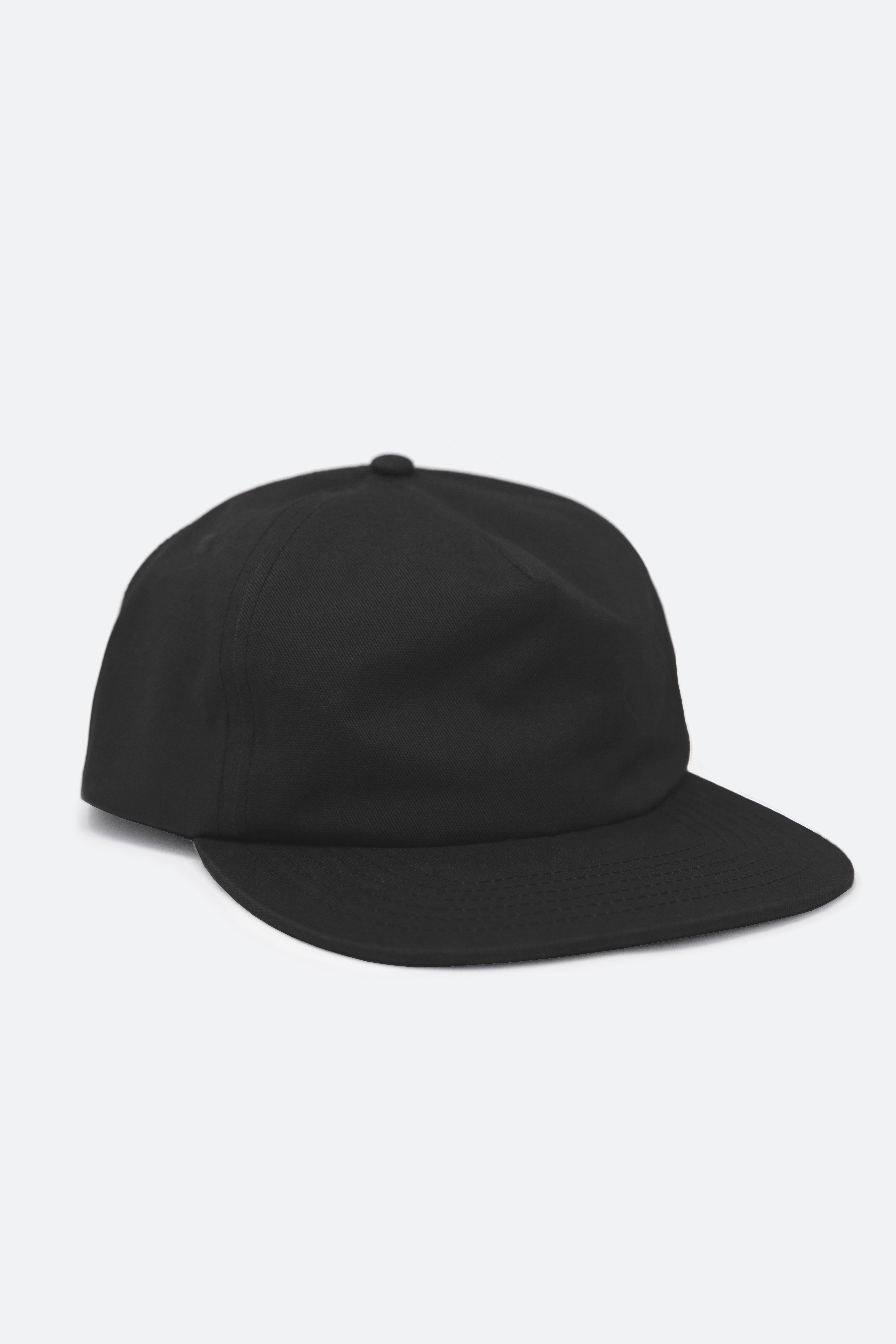 Unstructured Snapback - Black sold by MNML