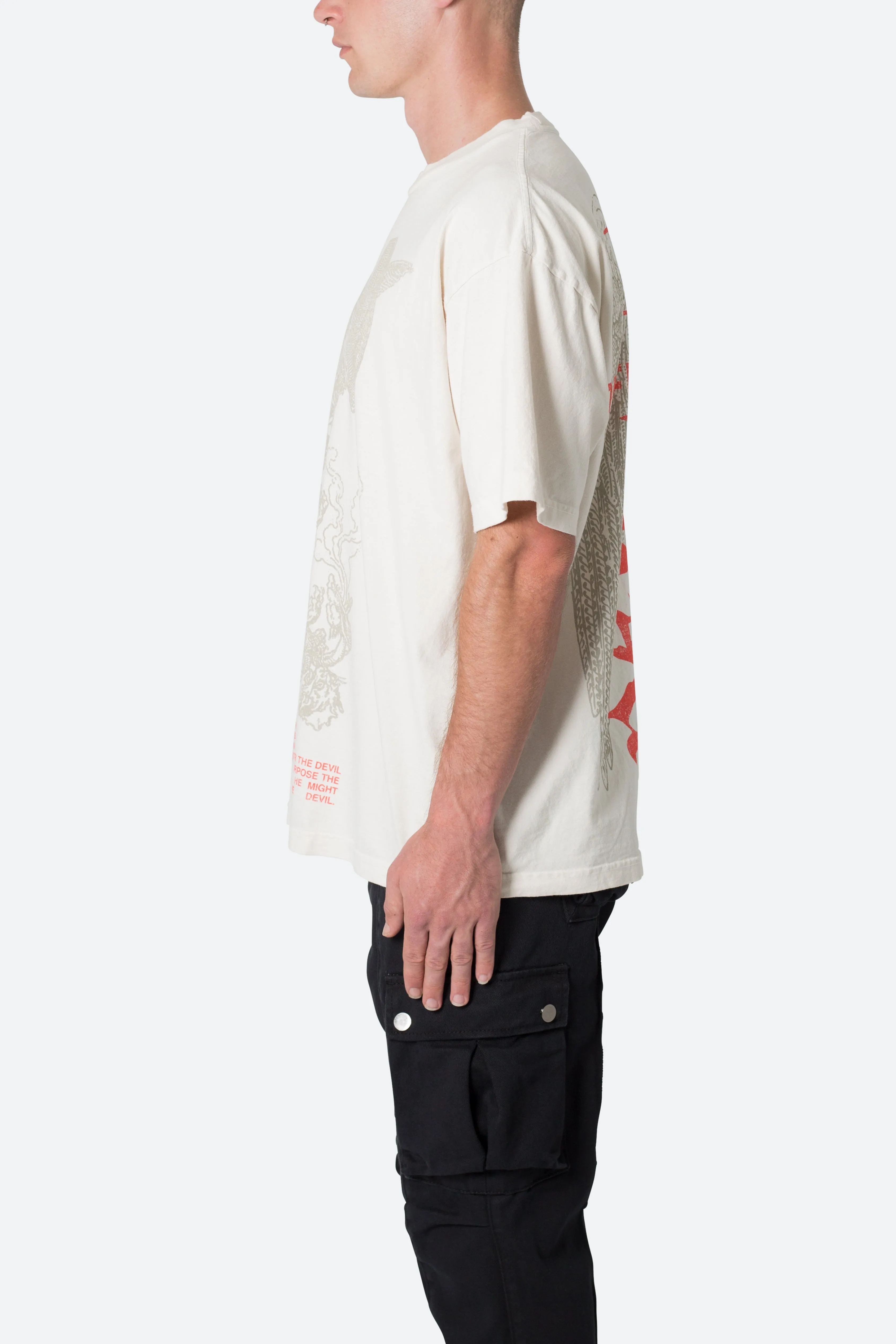 Defeat Your Demons Tee - Off White sold by MNML product image thumbnail 5