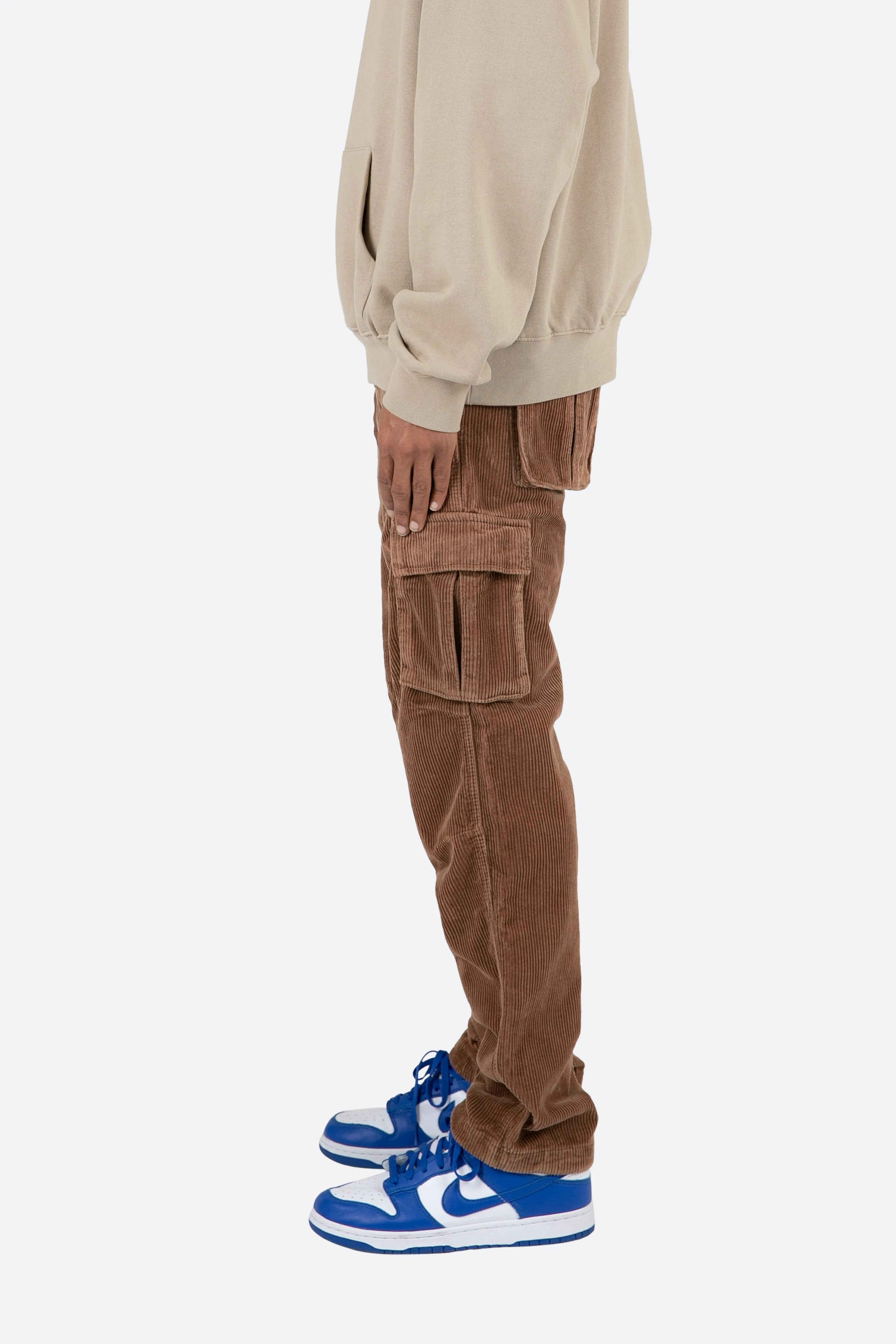 Vintage Corduroy Cargo Pants - Brown sold by MNML product image thumbnail 4