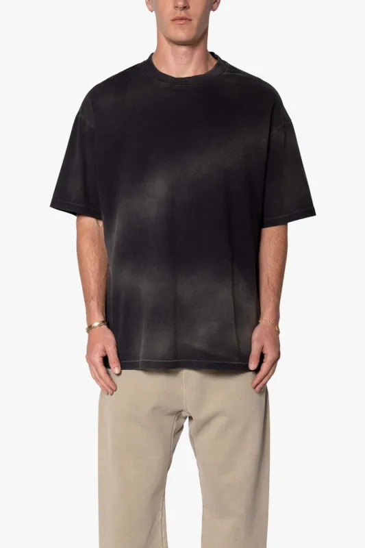 Faded Every Day II Tee - Washed Black sold by MNML