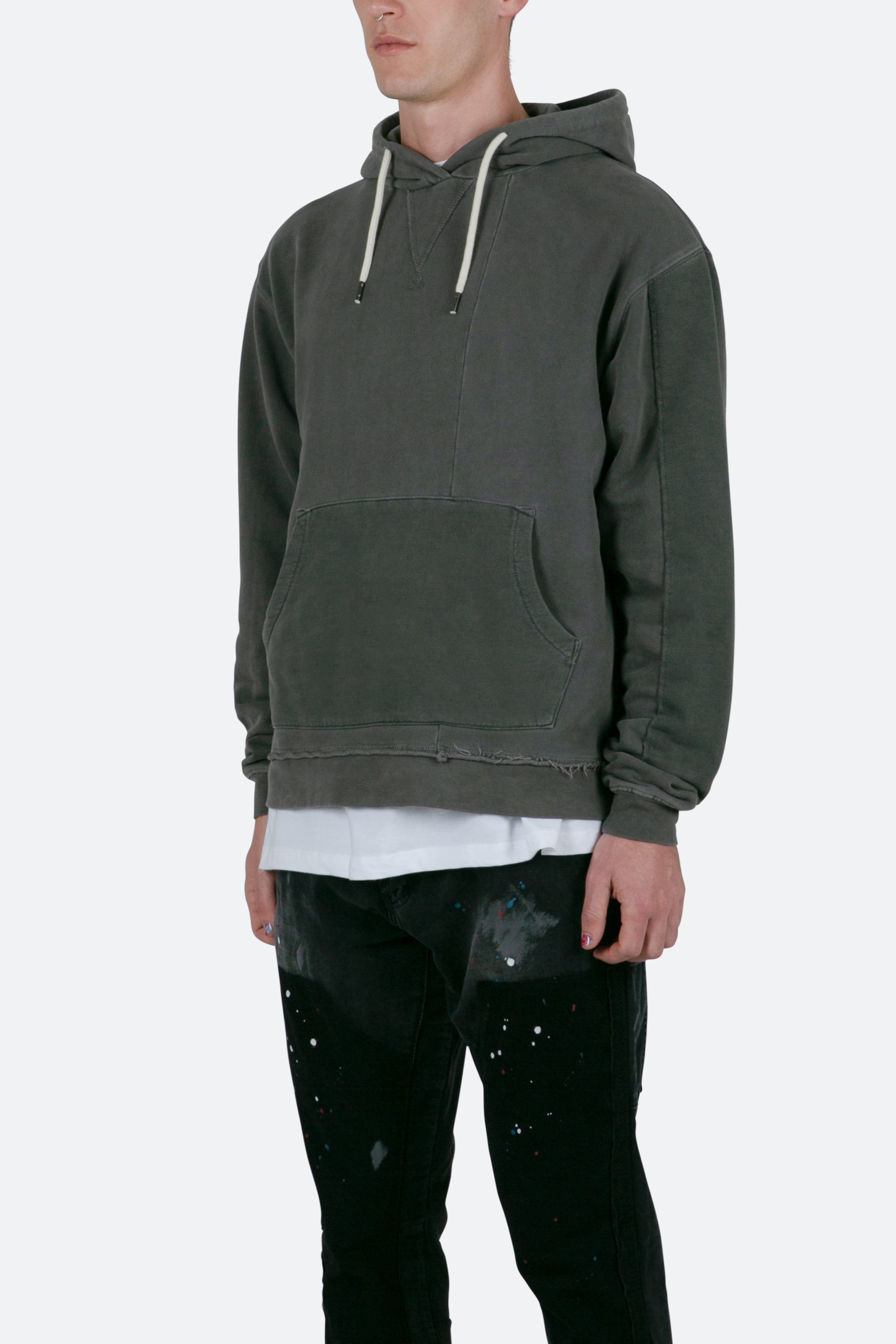 Paneled Vintage Hoodie - Black sold by MNML product image thumbnail 3