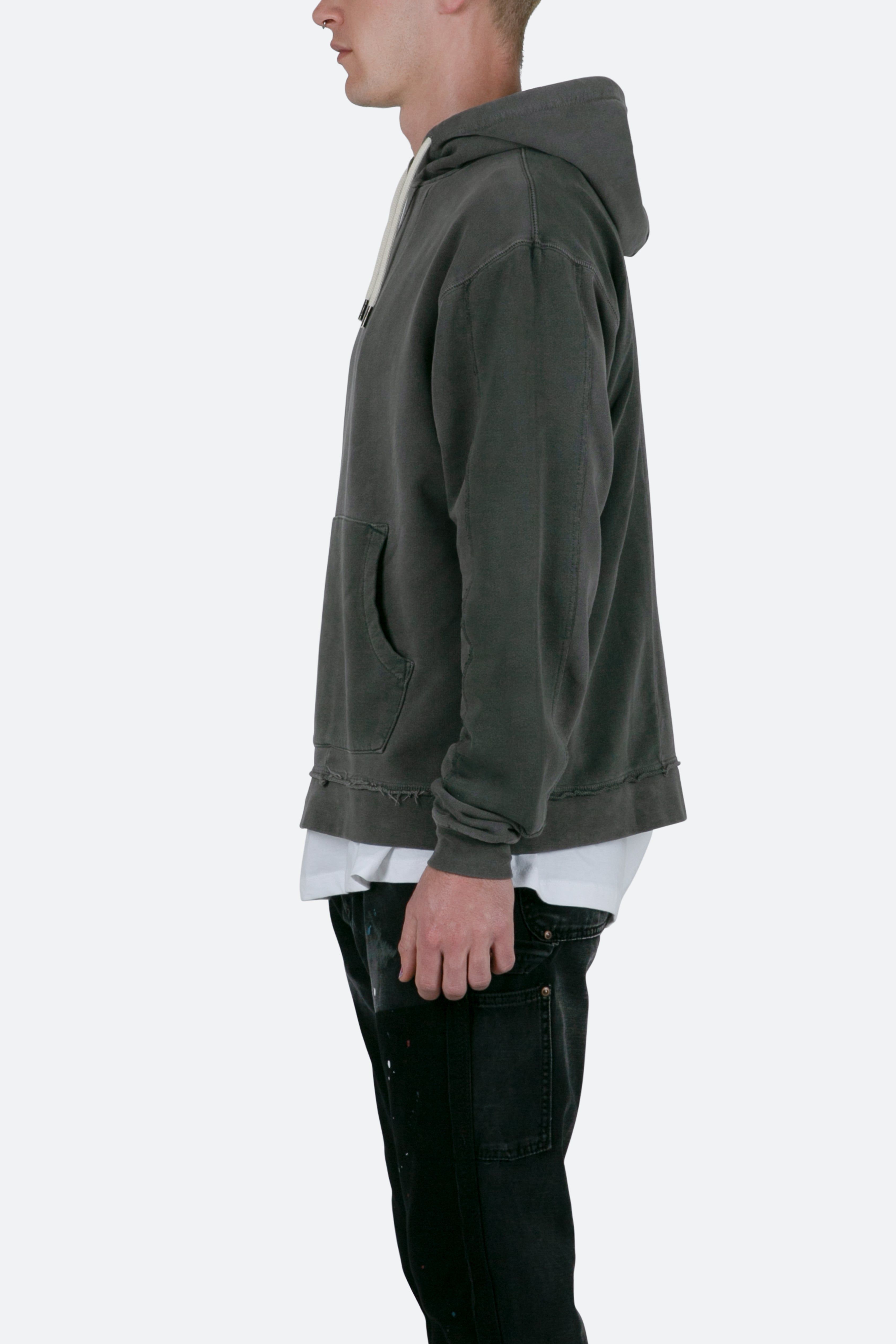 Paneled Vintage Hoodie - Black sold by MNML product image thumbnail 4