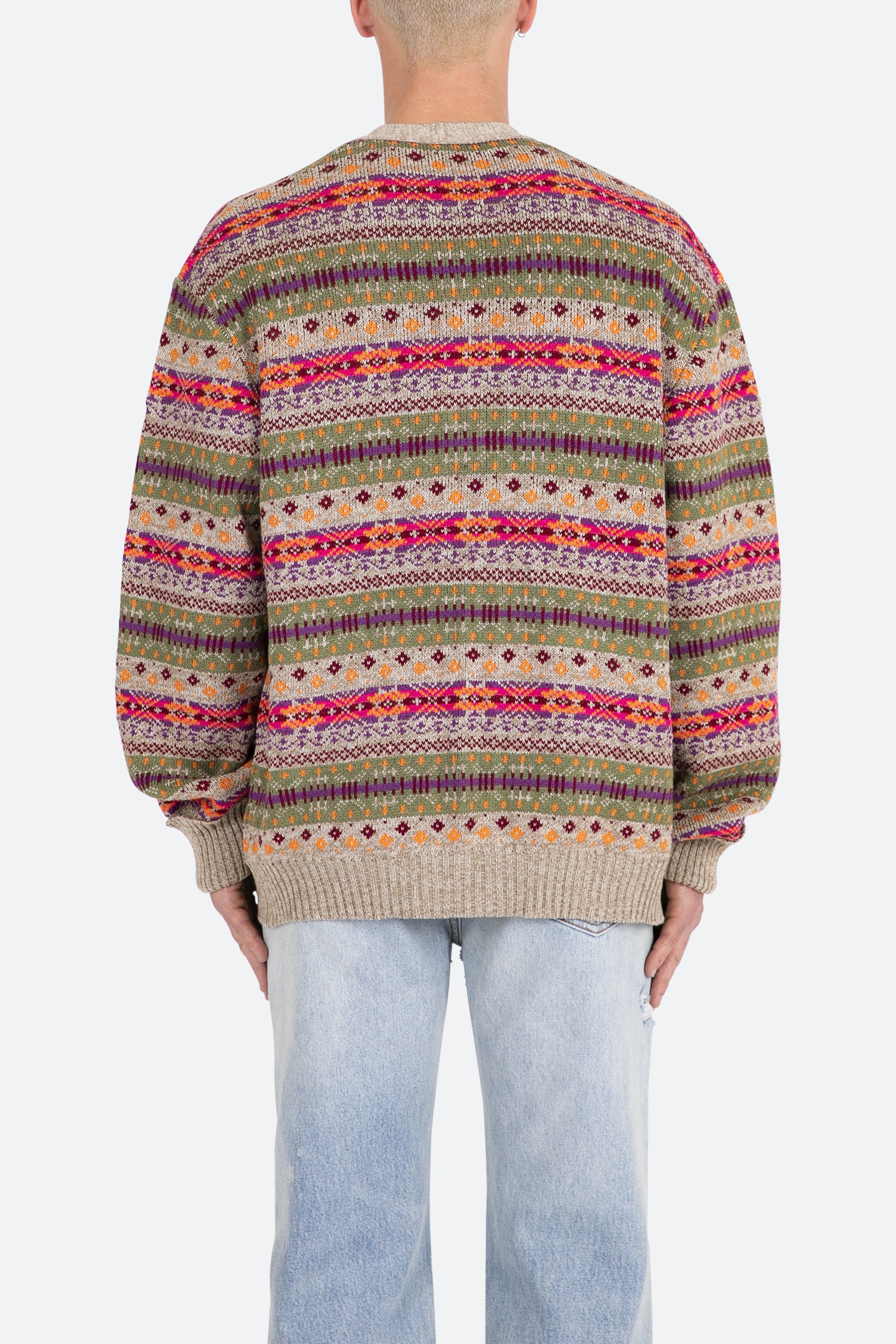 Fair Isle Cardigan - Multi sold by MNML product image thumbnail 6