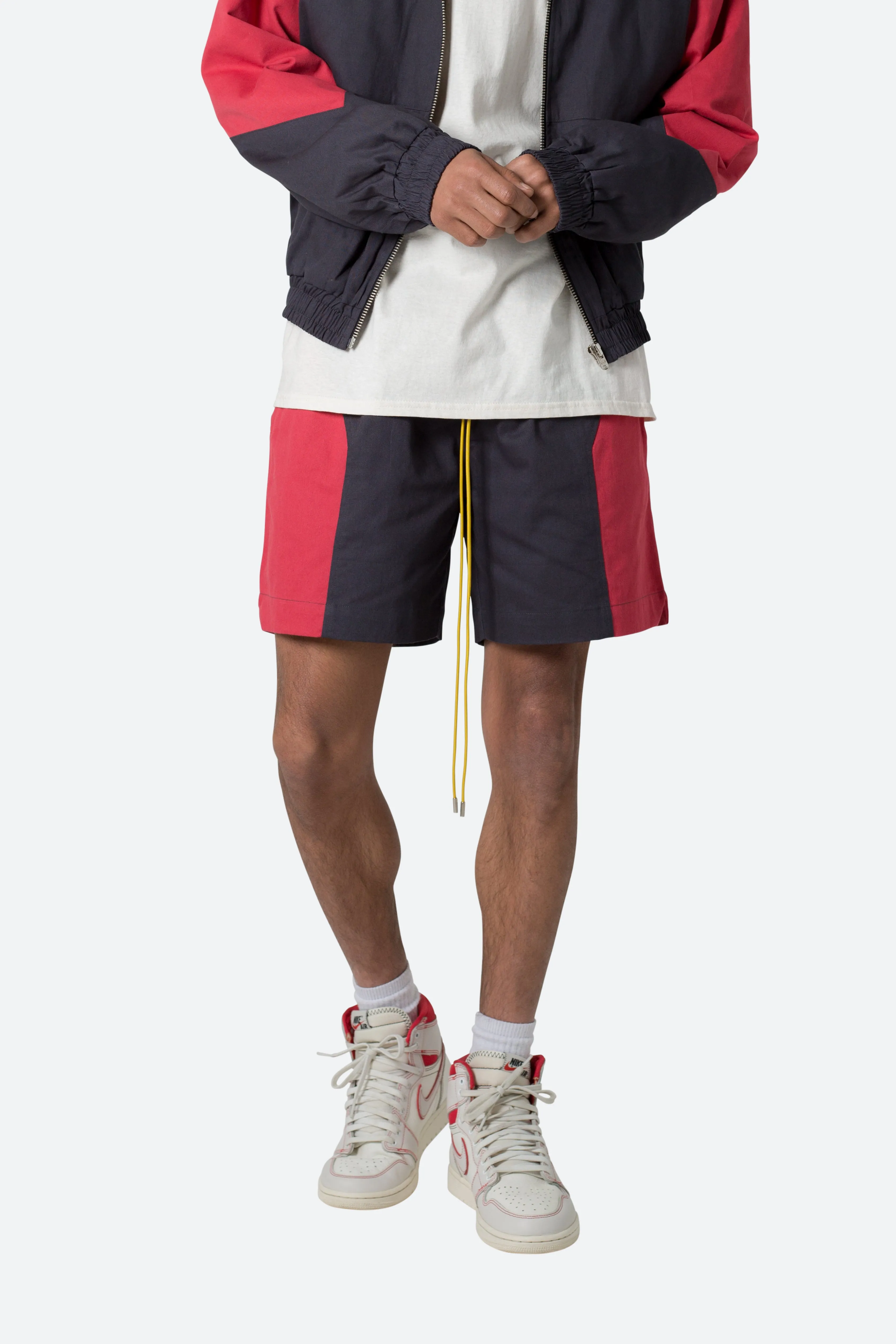 Twill Racing Shorts - Black/Red sold by MNML product image thumbnail 2