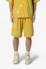 Jacquard Terry Shorts - Yellow/Green sold by MNML