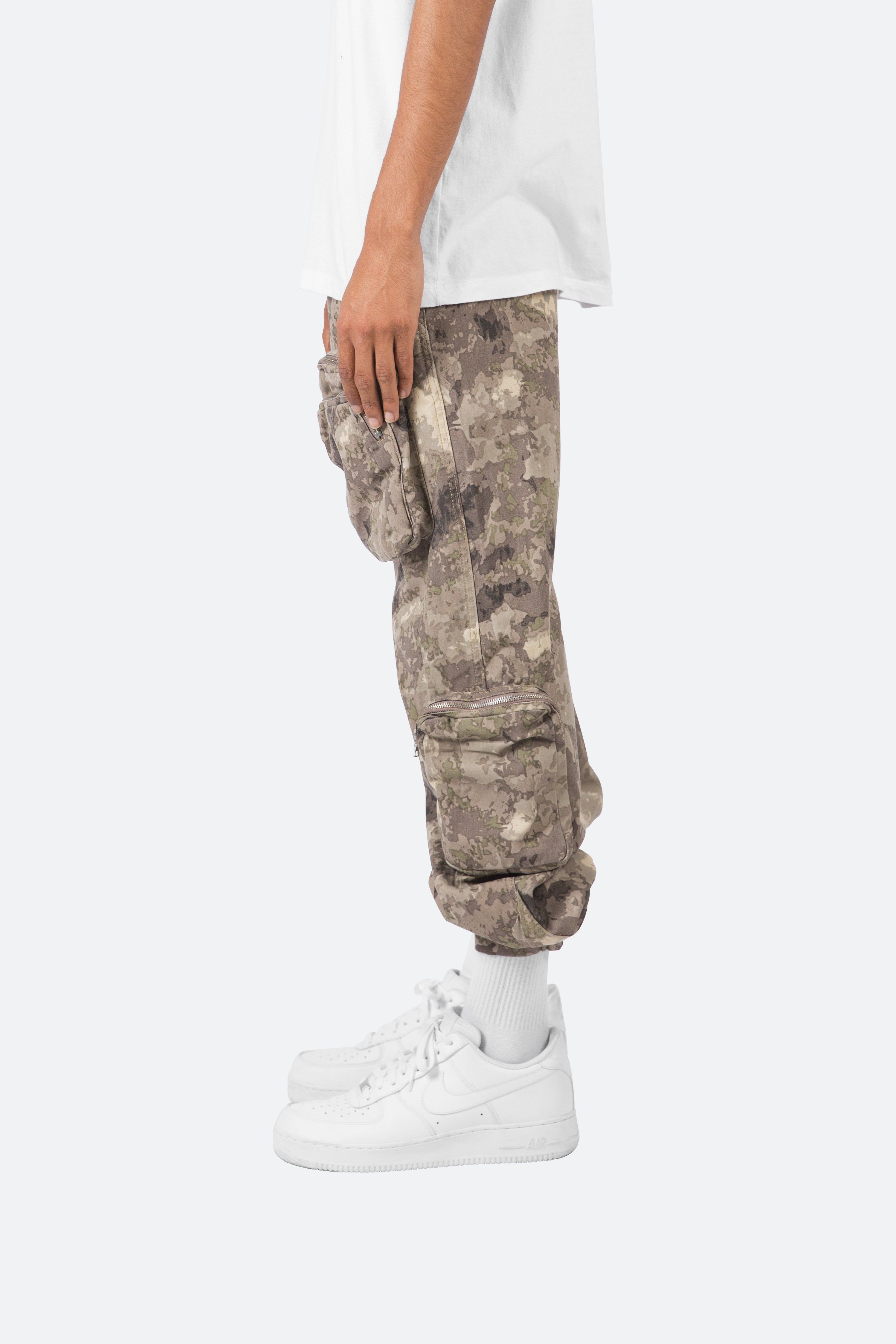 Zipper Cargo Pants - Camo sold by MNML product image thumbnail 4