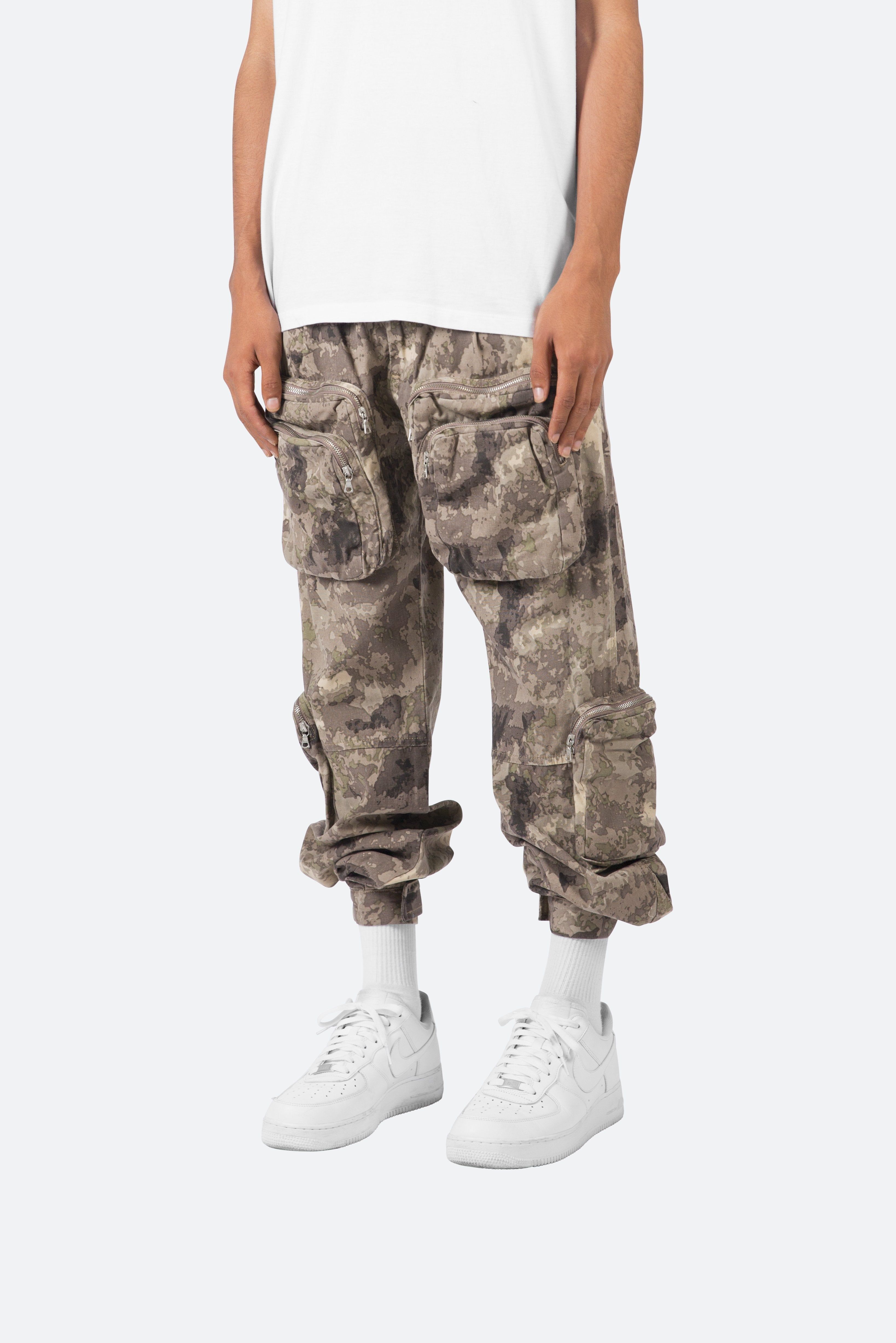 Zipper Cargo Pants - Camo sold by MNML product image thumbnail 3