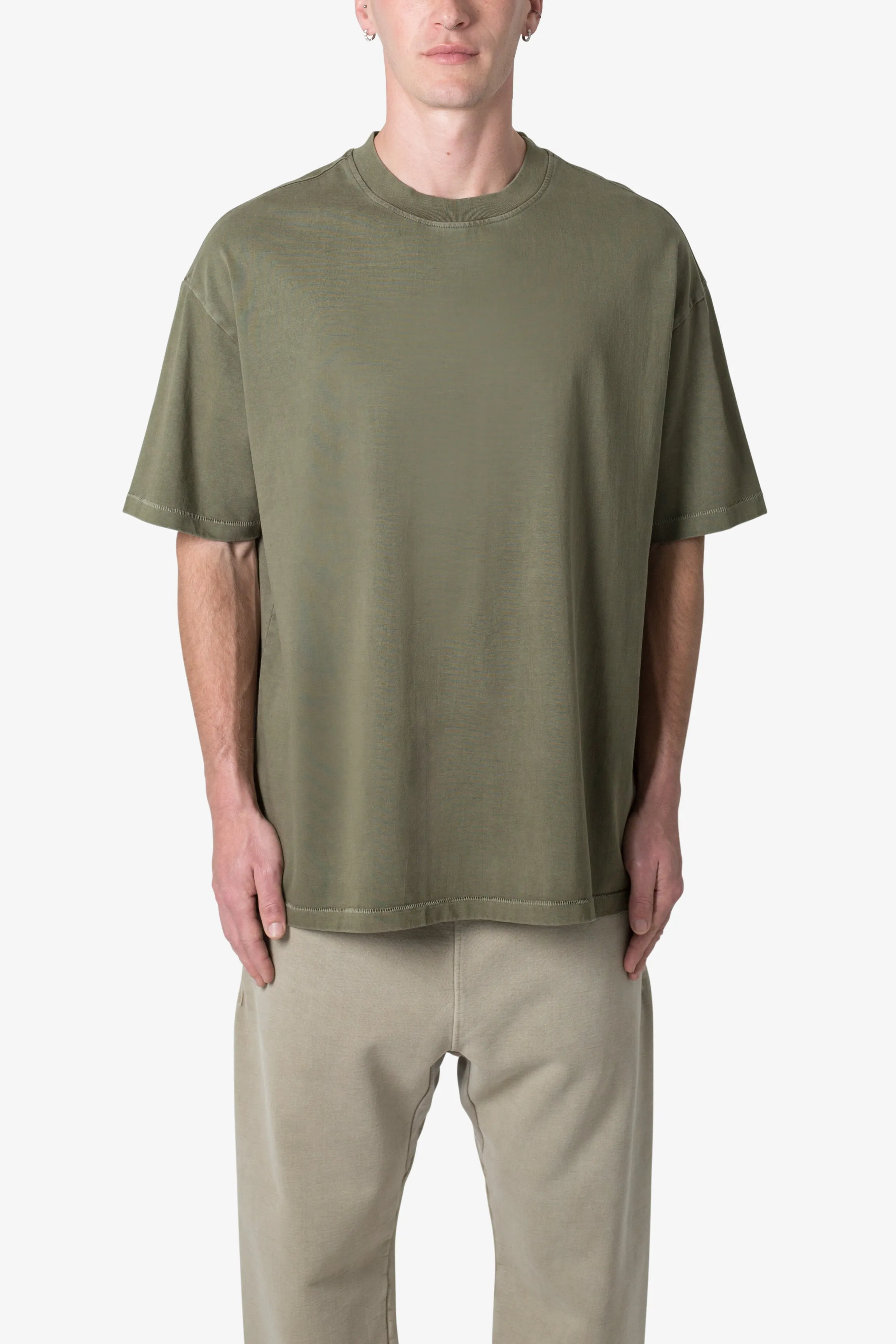 Heavy Every Day Tee - Washed Olive sold by MNML