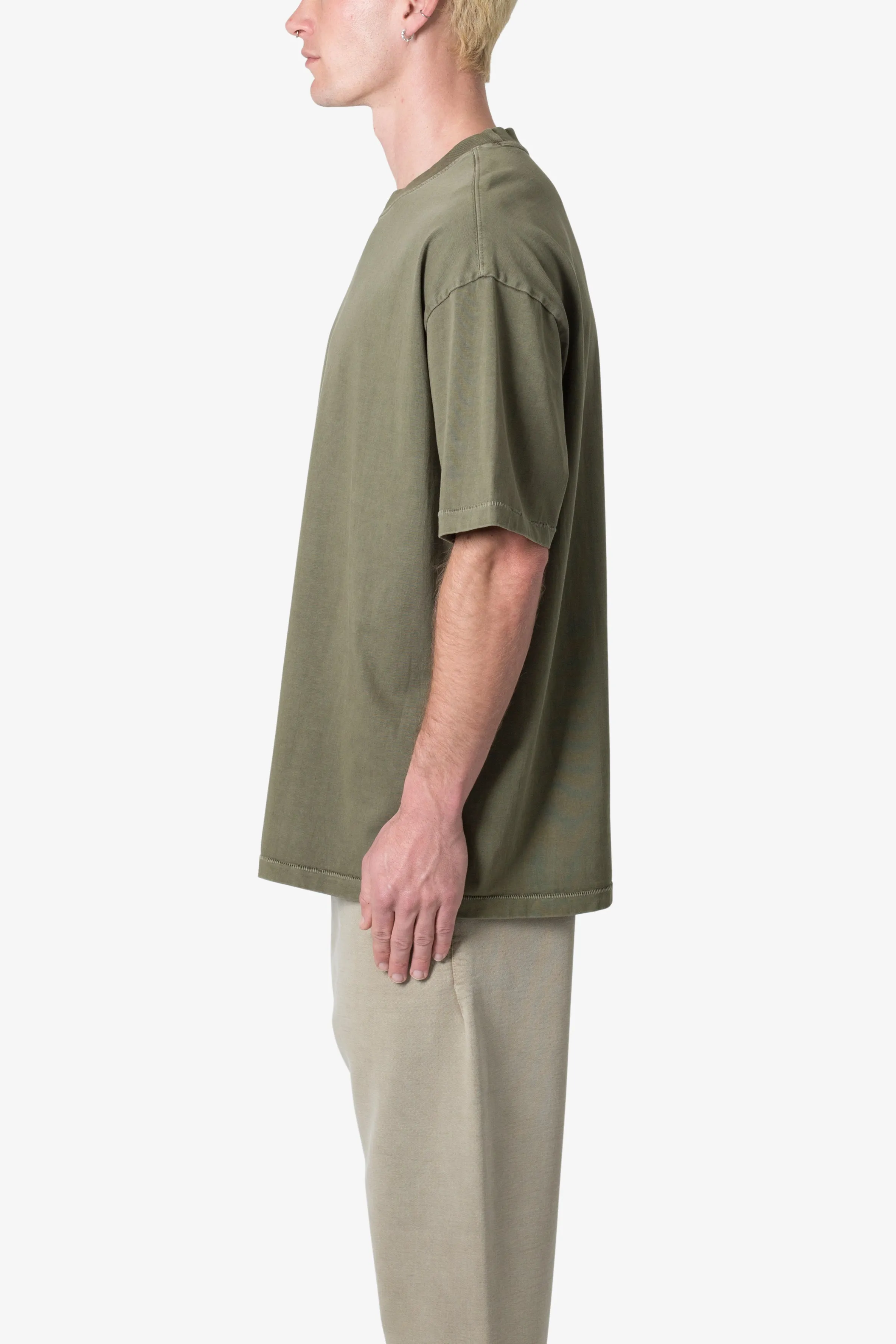 Heavy Every Day Tee - Washed Olive sold by MNML product image thumbnail 4