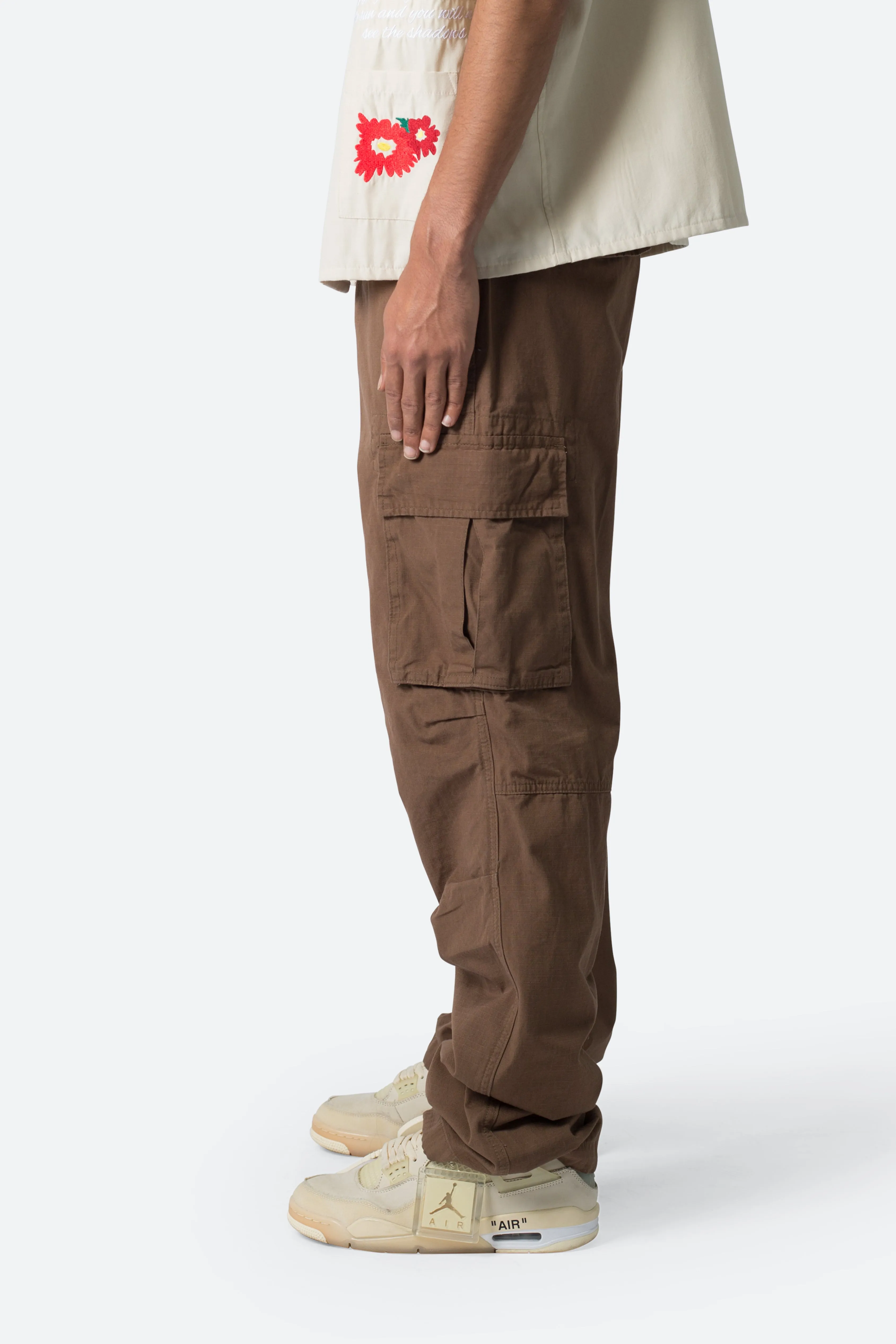 Ultra Baggy Vintage Cargo Pants - Brown sold by MNML product image thumbnail 5