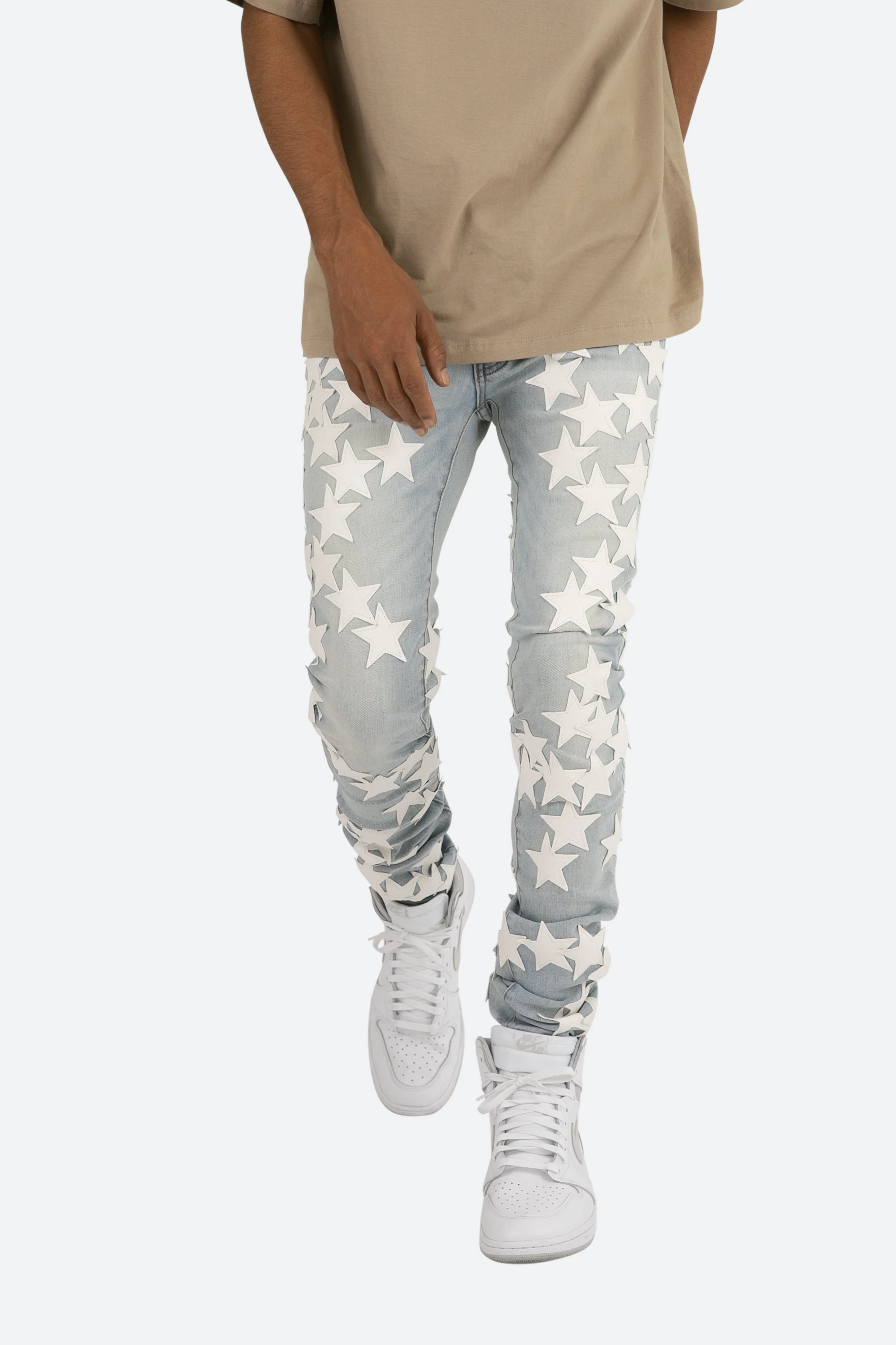 X255 Star Skinny Denim - Light Blue sold by MNML product image thumbnail 2