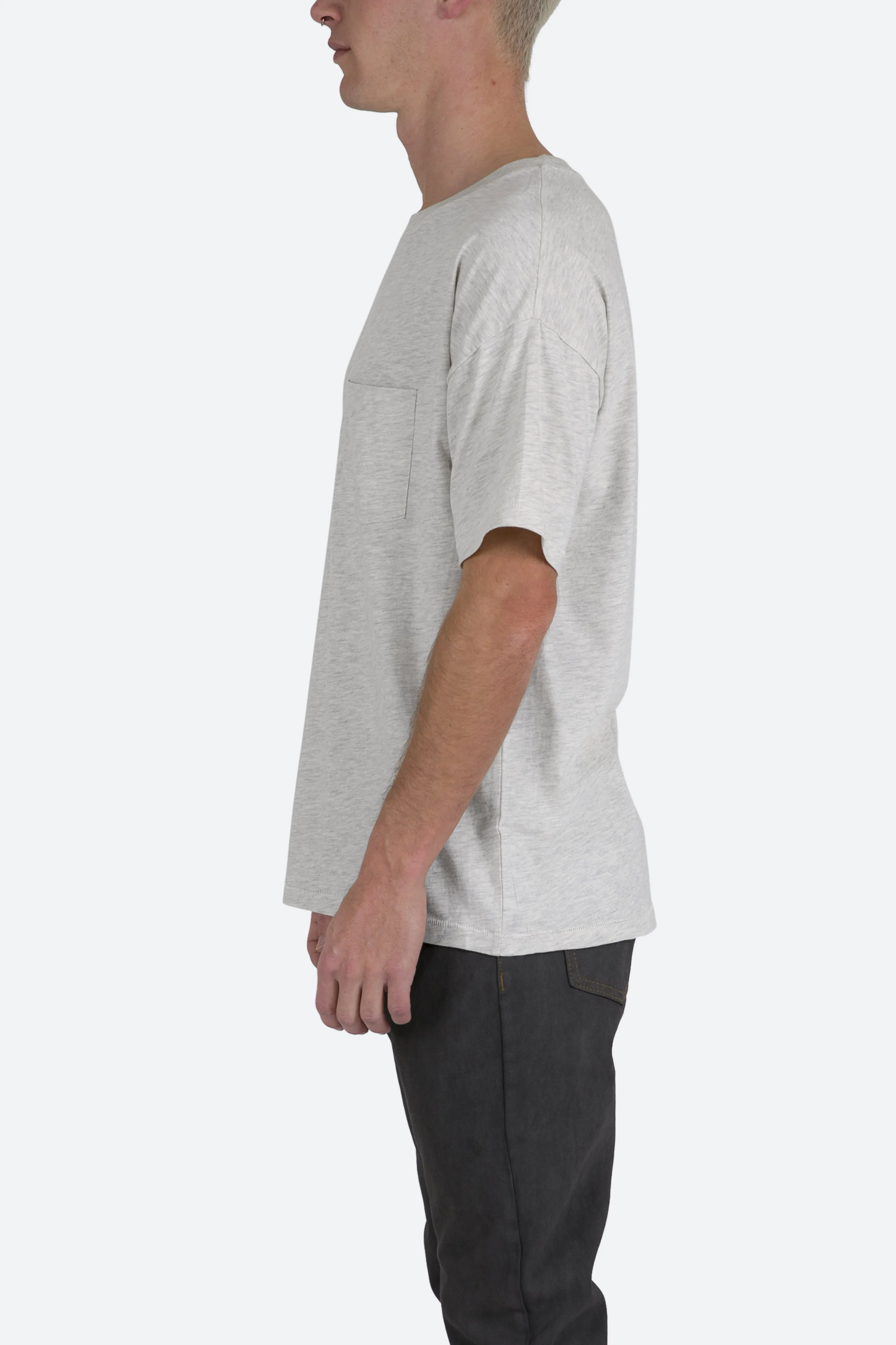 Vintage Pocket Tee - Grey sold by MNML product image thumbnail 4