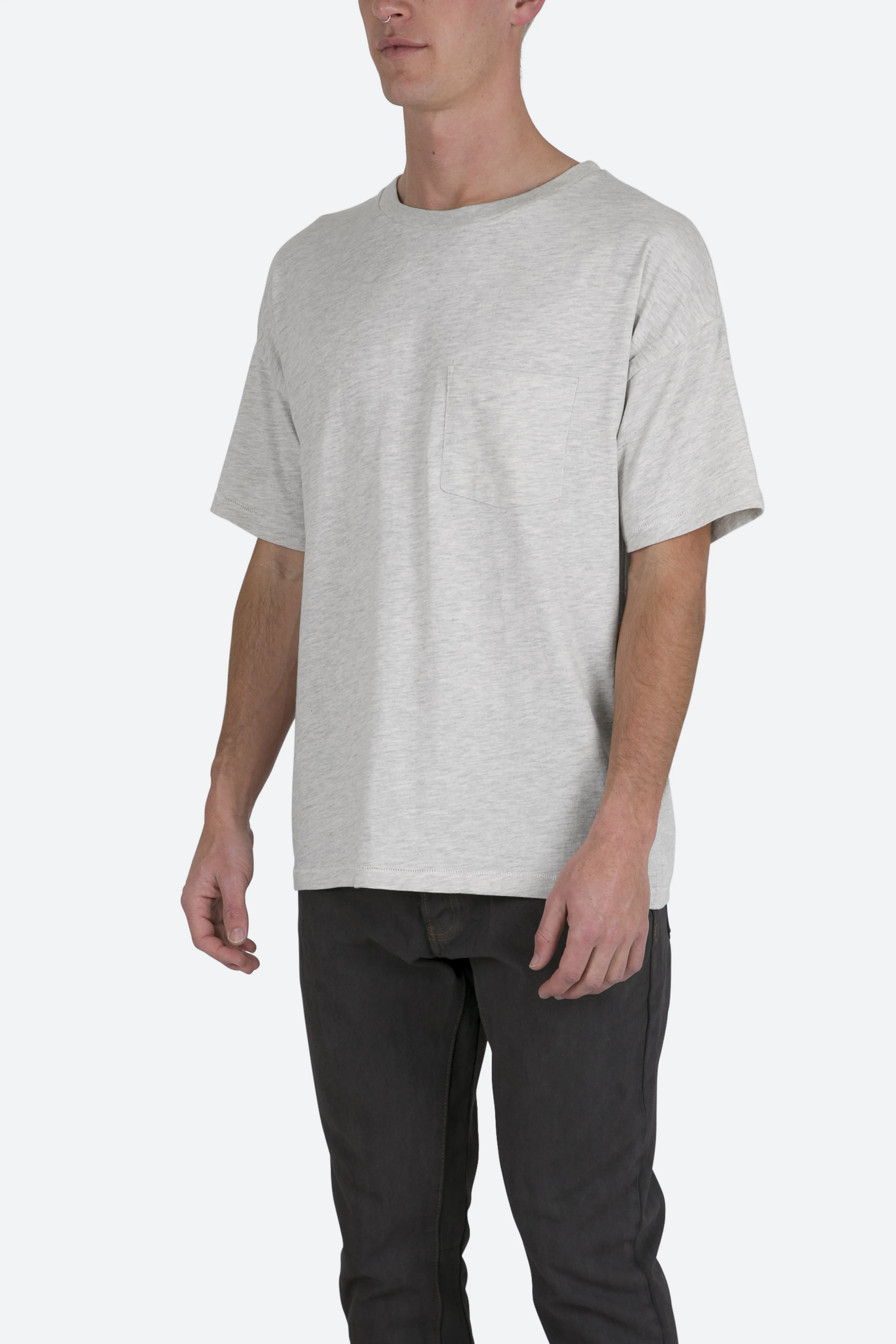 Vintage Pocket Tee - Grey sold by MNML product image thumbnail 3