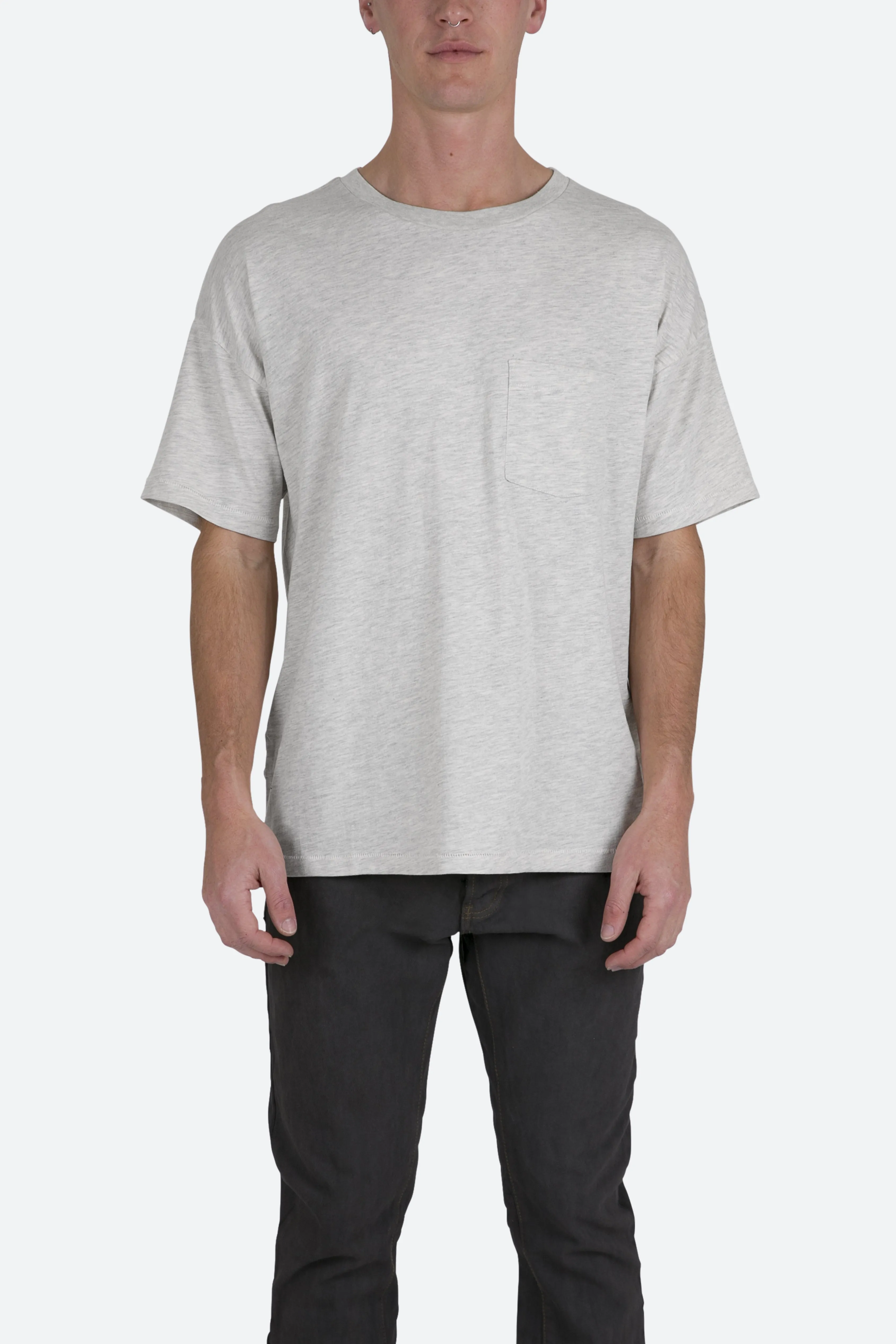 Vintage Pocket Tee - Grey sold by MNML product image thumbnail 2