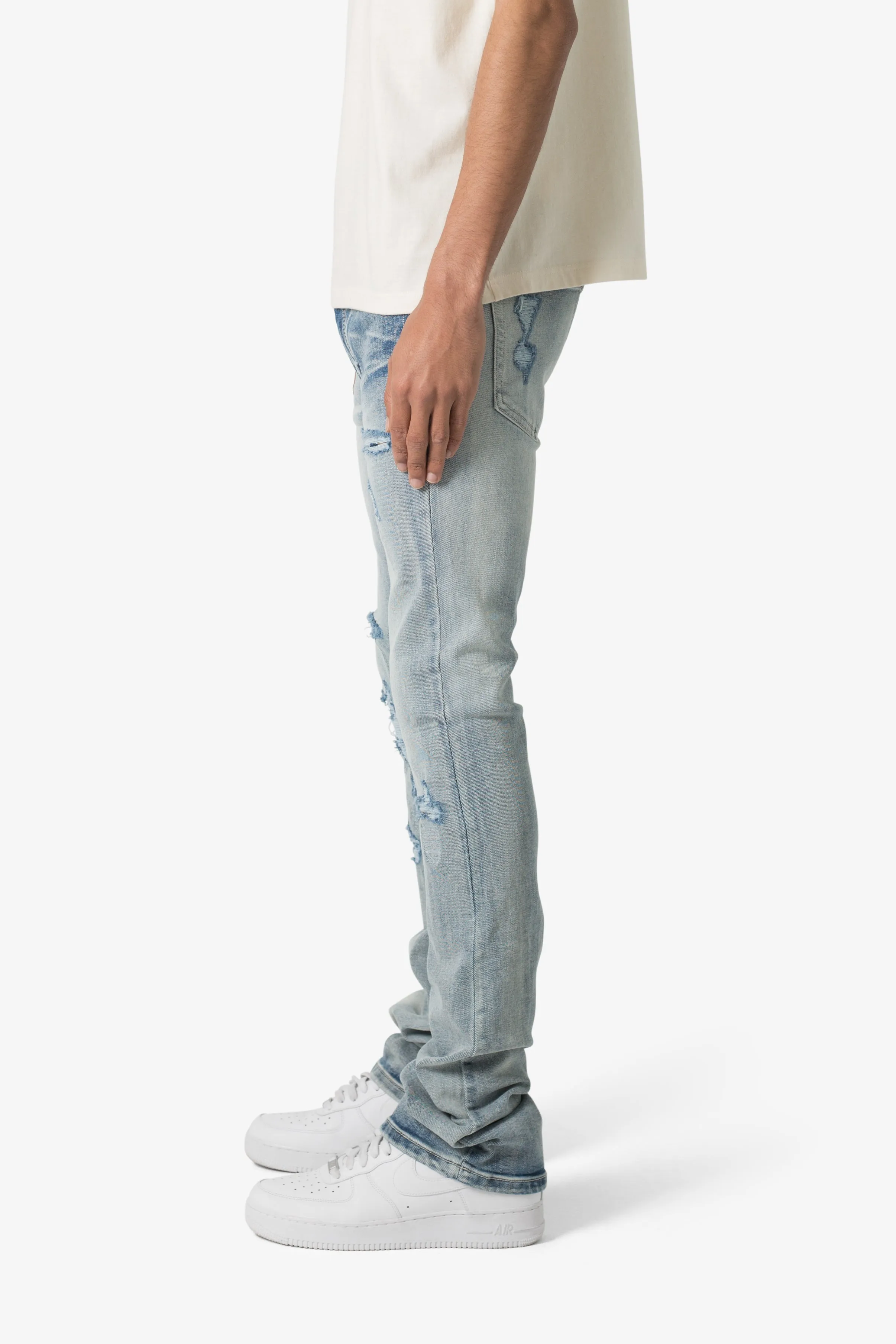 X635 Skinny Stacked Denim - Blue sold by MNML product image thumbnail 5