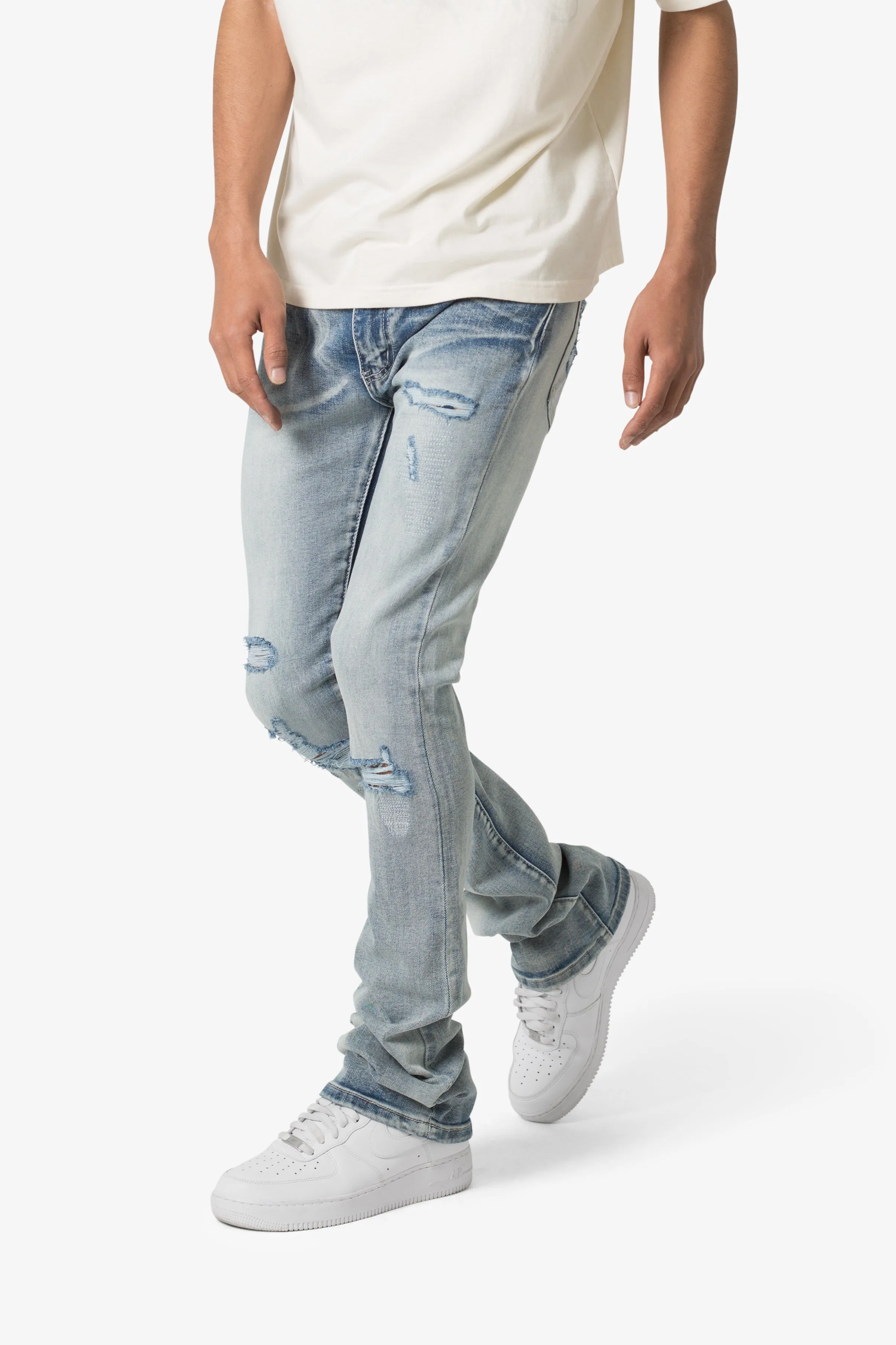 X635 Skinny Stacked Denim - Blue sold by MNML product image thumbnail 2