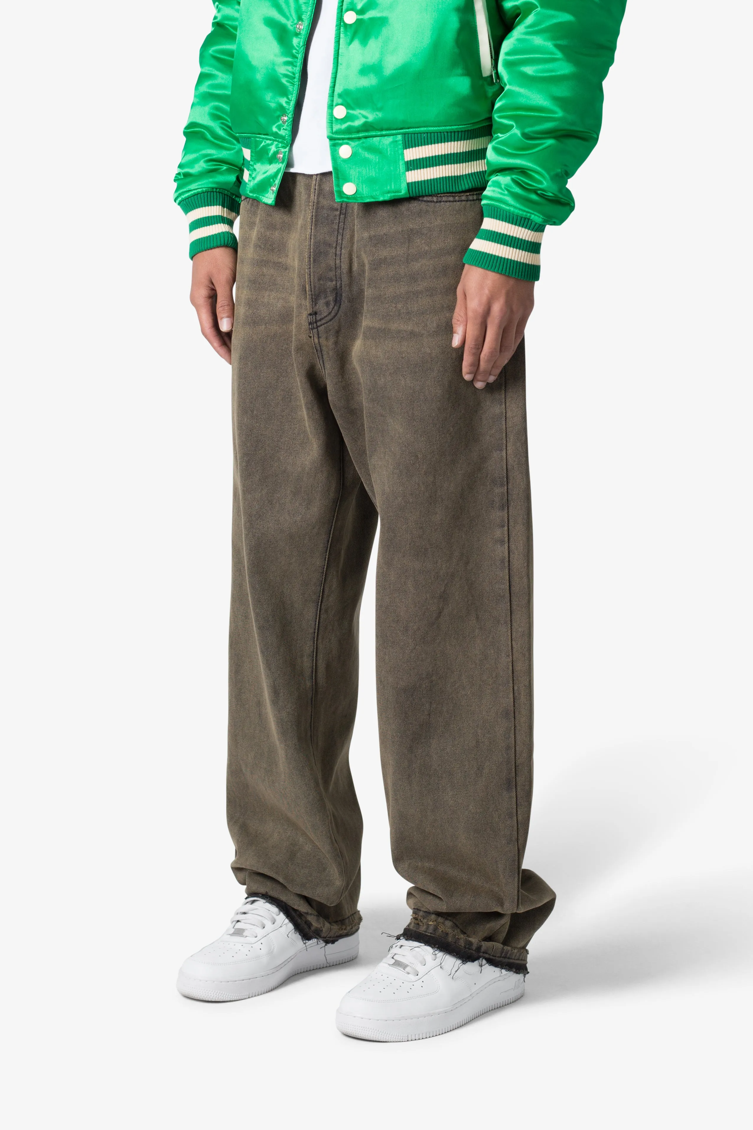 Ultra Baggy Sand Water Denim - Khaki sold by MNML product image thumbnail 3