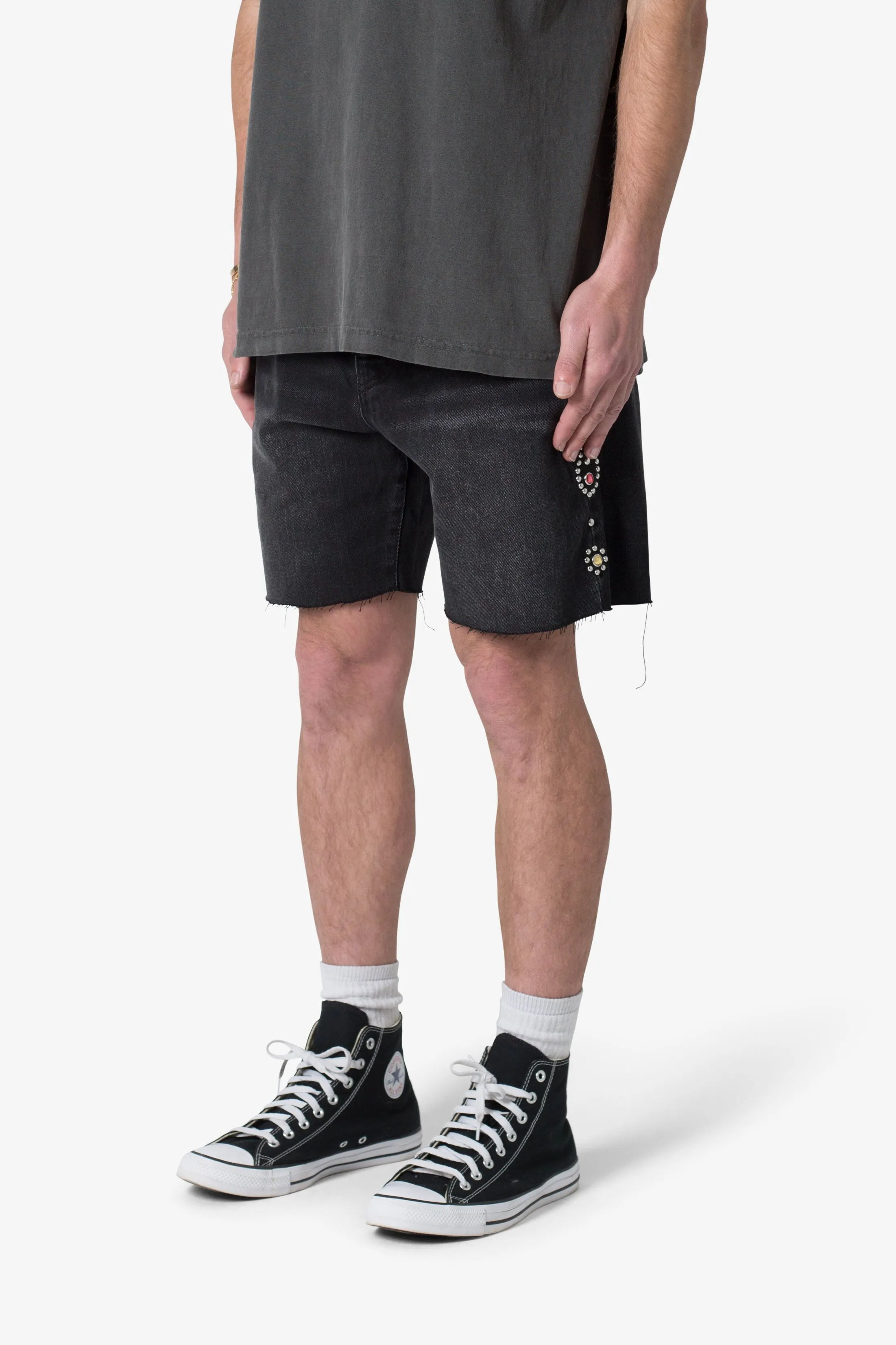 Mojave Denim Shorts - Black sold by MNML product image thumbnail 4