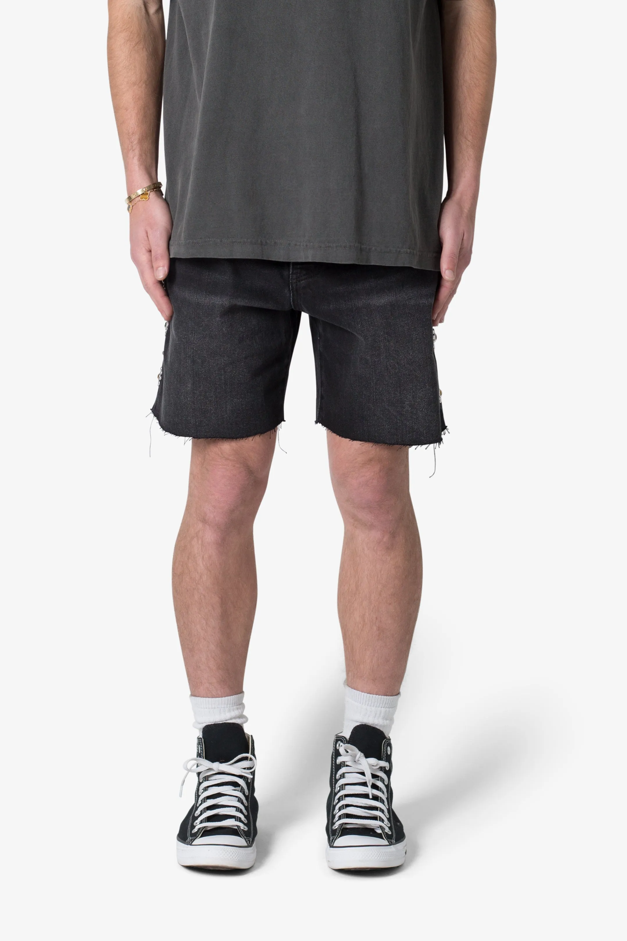 Mojave Denim Shorts - Black sold by MNML product image thumbnail 3