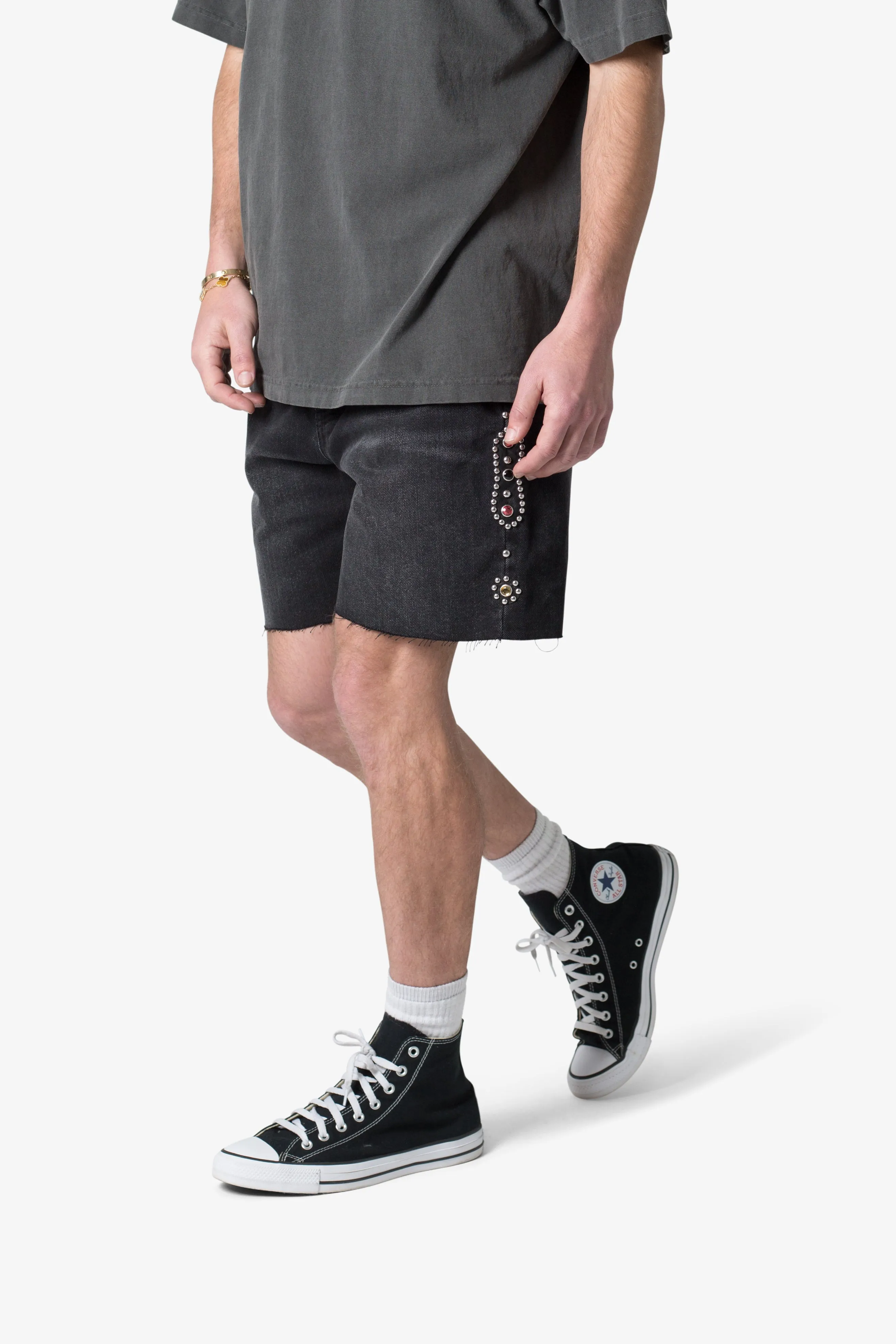 Mojave Denim Shorts - Black sold by MNML product image thumbnail 2