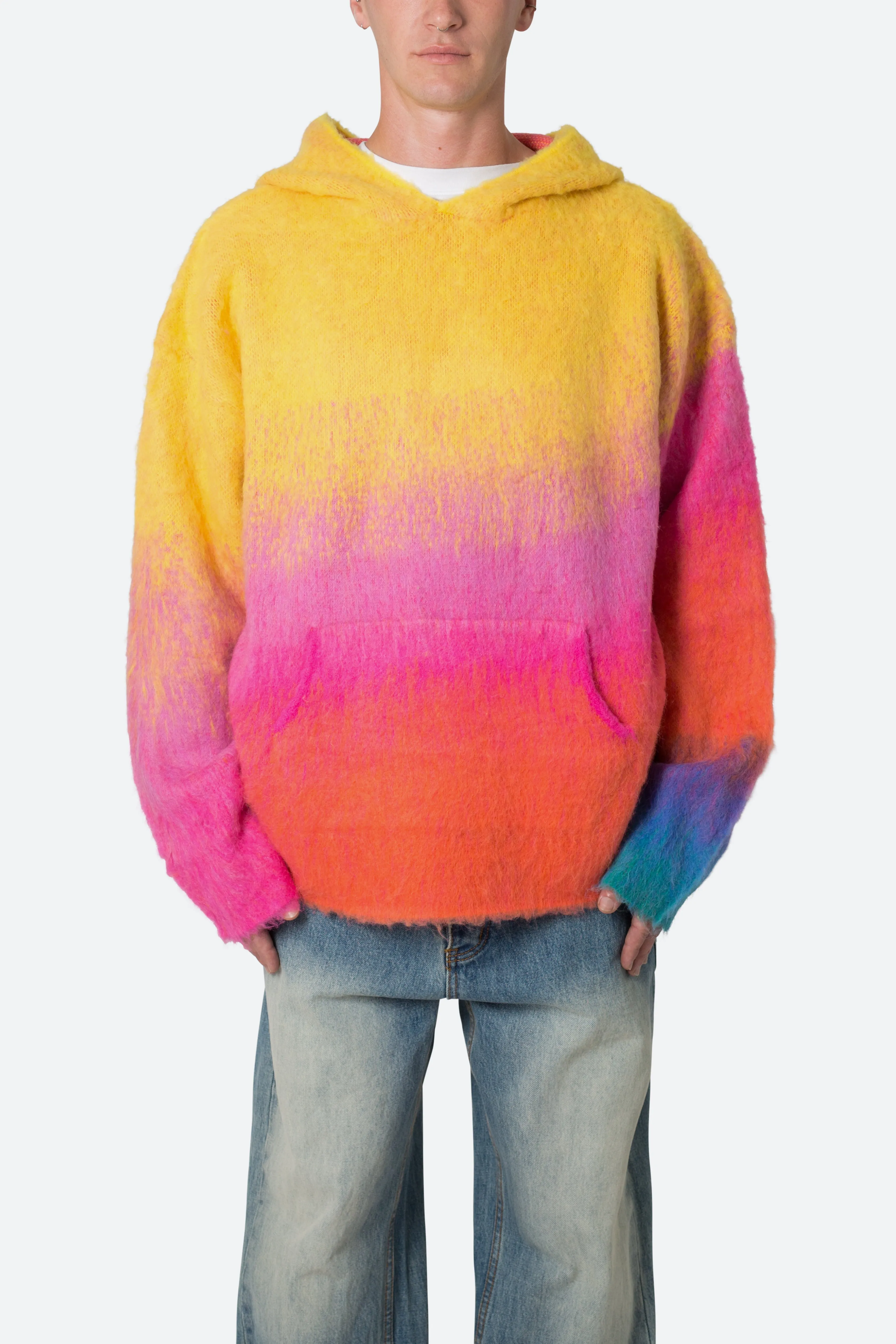 【BAON】[unisex] sporty color matching over brushed hoodie Colorblocked Hoodie Sweatshirt - Multi-color | Levi's® US