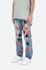 D438 Star Straight Denim - Blue/Black sold by MNML