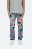 D438 Star Straight Denim - Blue/Black sold by MNML