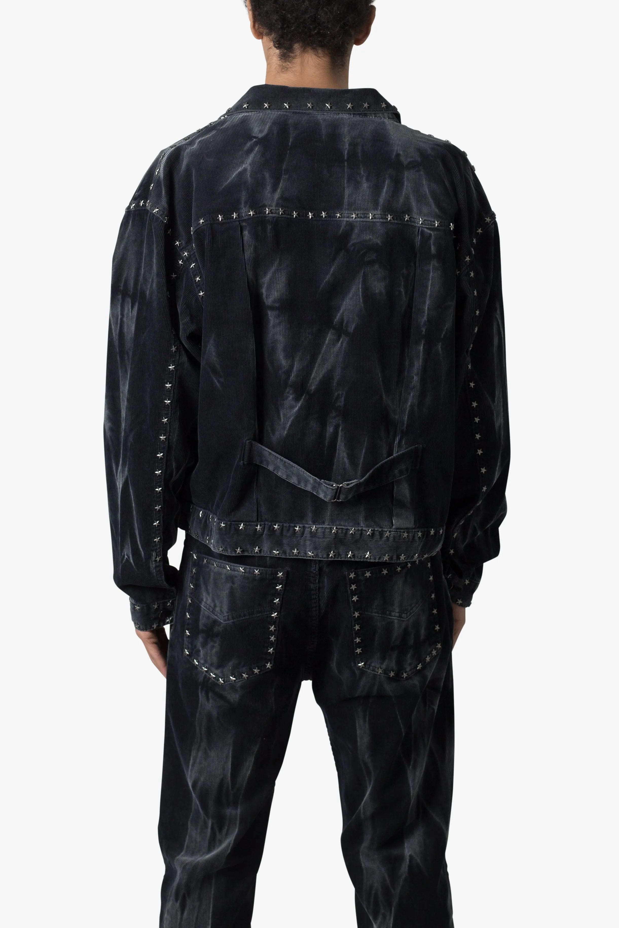 Star Studded Jacket - Washed Black sold by MNML product image thumbnail 5