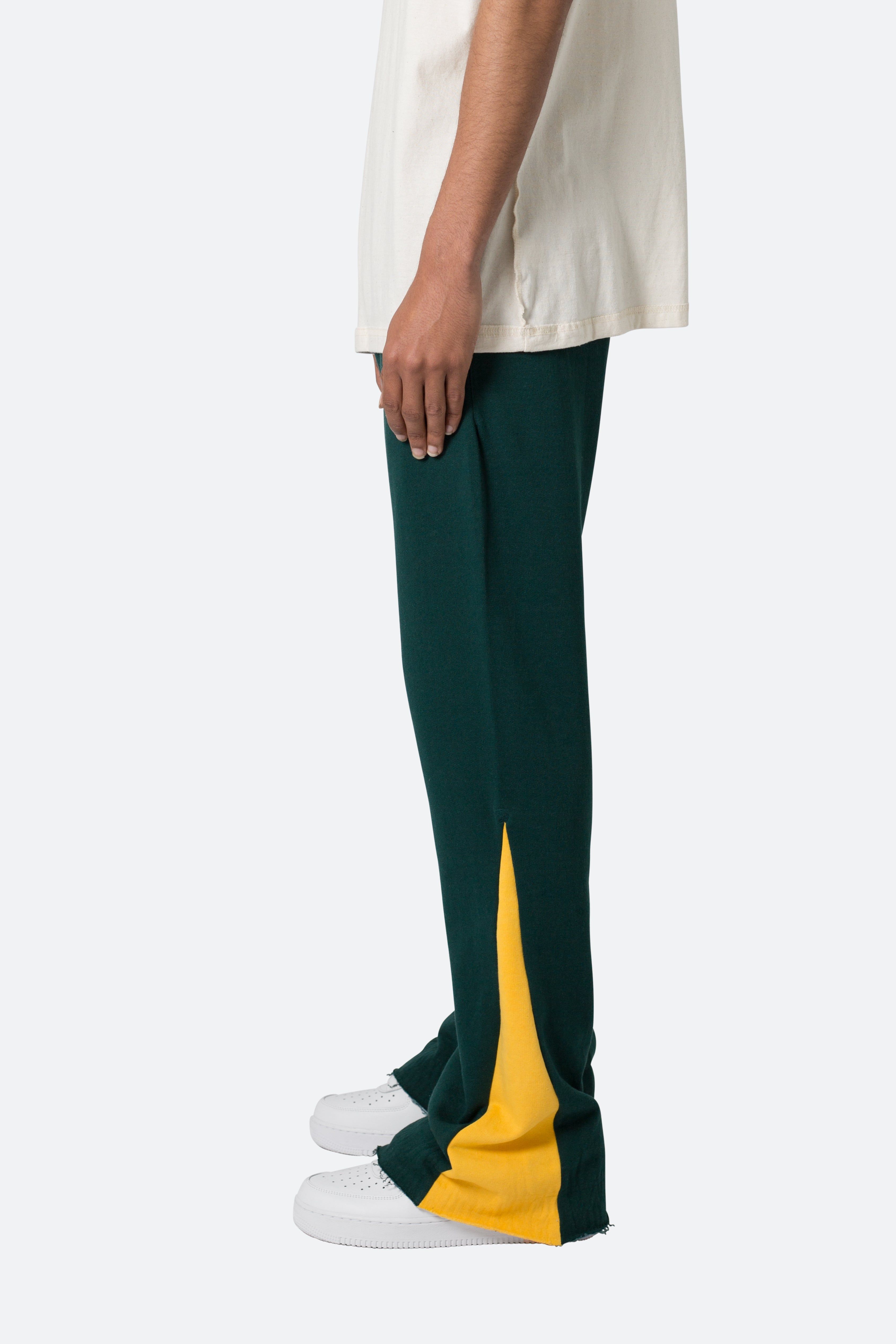 Contrast Bootcut Sweatpants - Green sold by MNML product image thumbnail 5