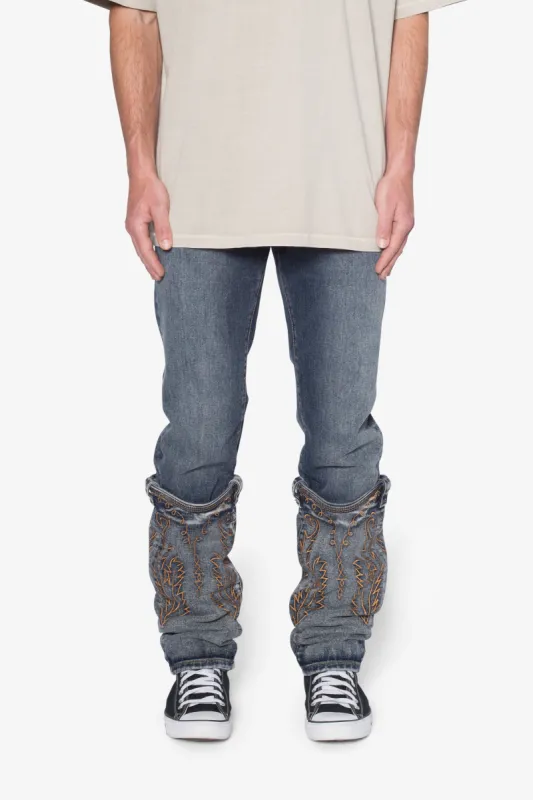 D663 Cowboy Denim - Black/Blue sold by MNML