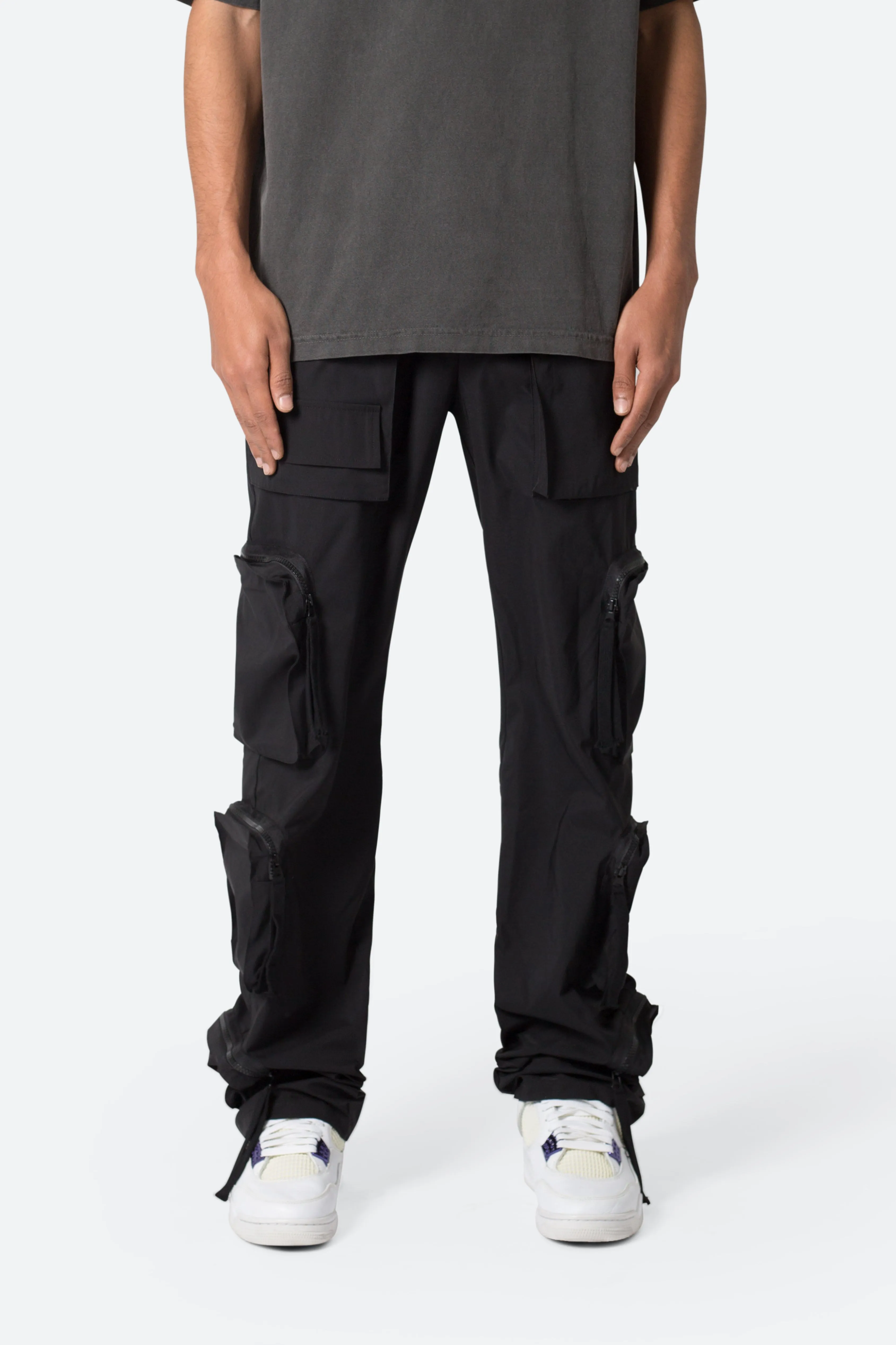 Multi Pocket Drawcord Pants - Black sold by MNML product image thumbnail 3
