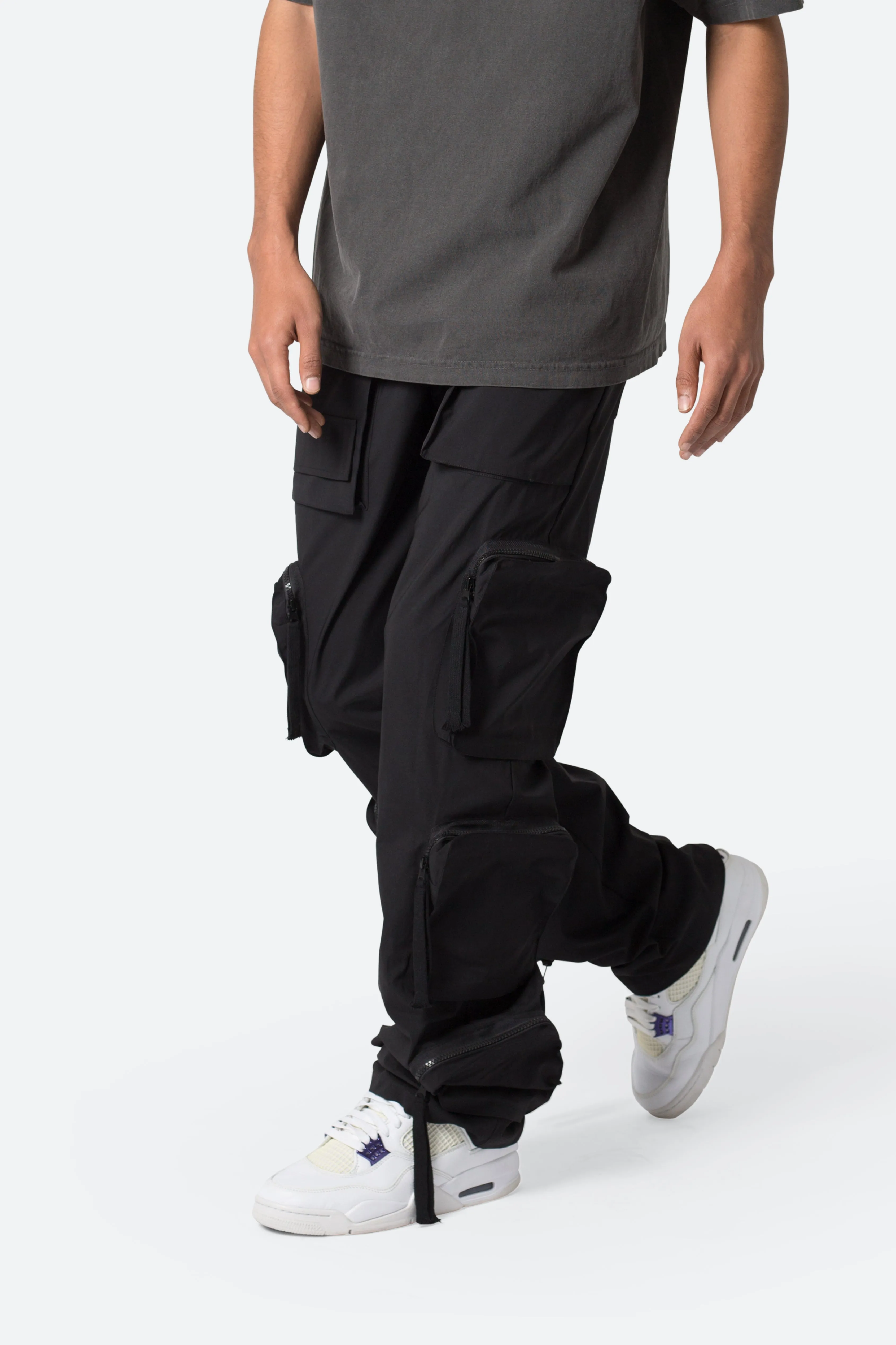 Multi Pocket Drawcord Pants - Black sold by MNML product image thumbnail 2