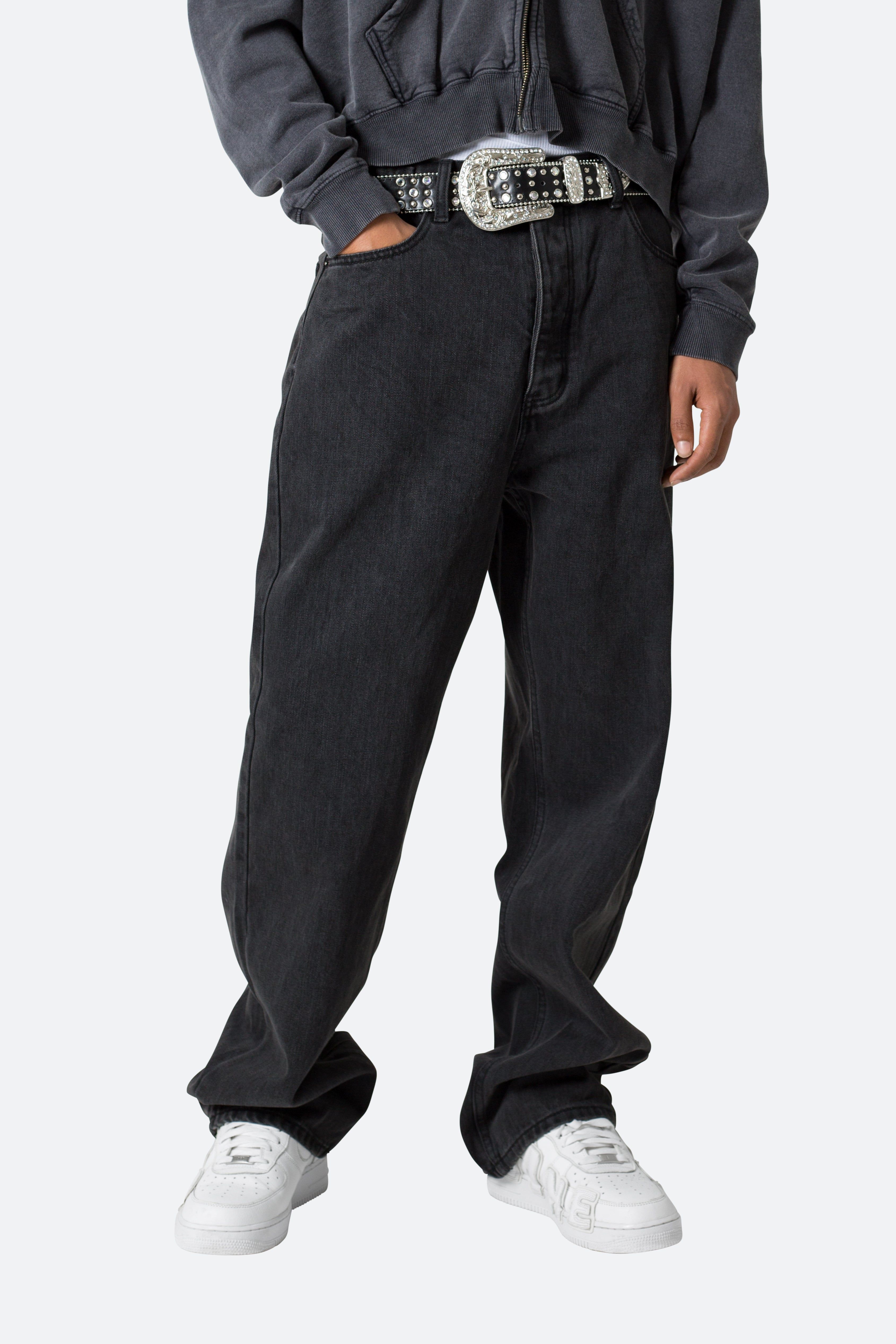 Fleur Studded Rhinestone Belt - Black sold by MNML product image thumbnail 3