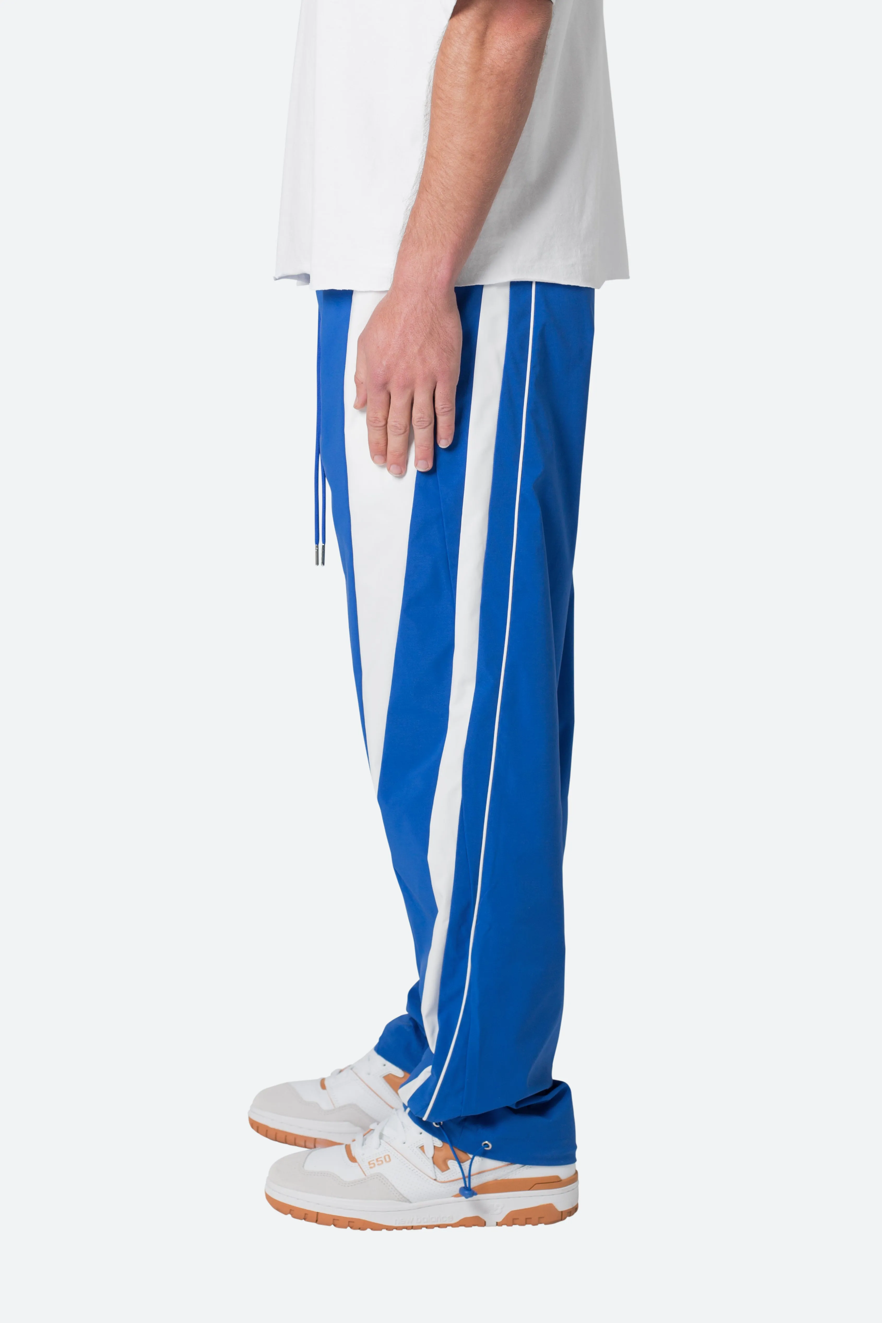 Striped Track Pants - Blue/White sold by MNML product image thumbnail 5