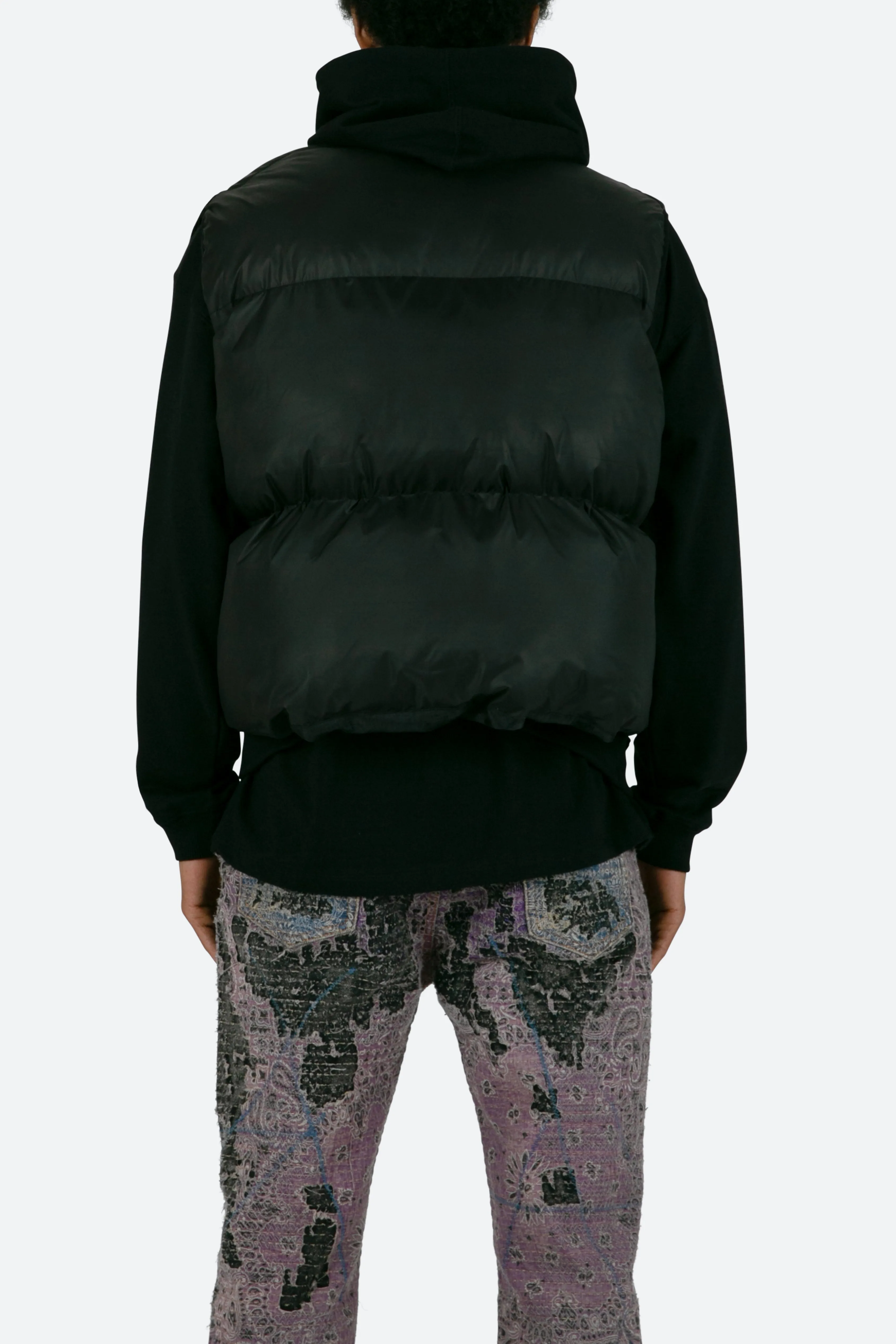 EZ Puffer Vest - Black sold by MNML product image thumbnail 5