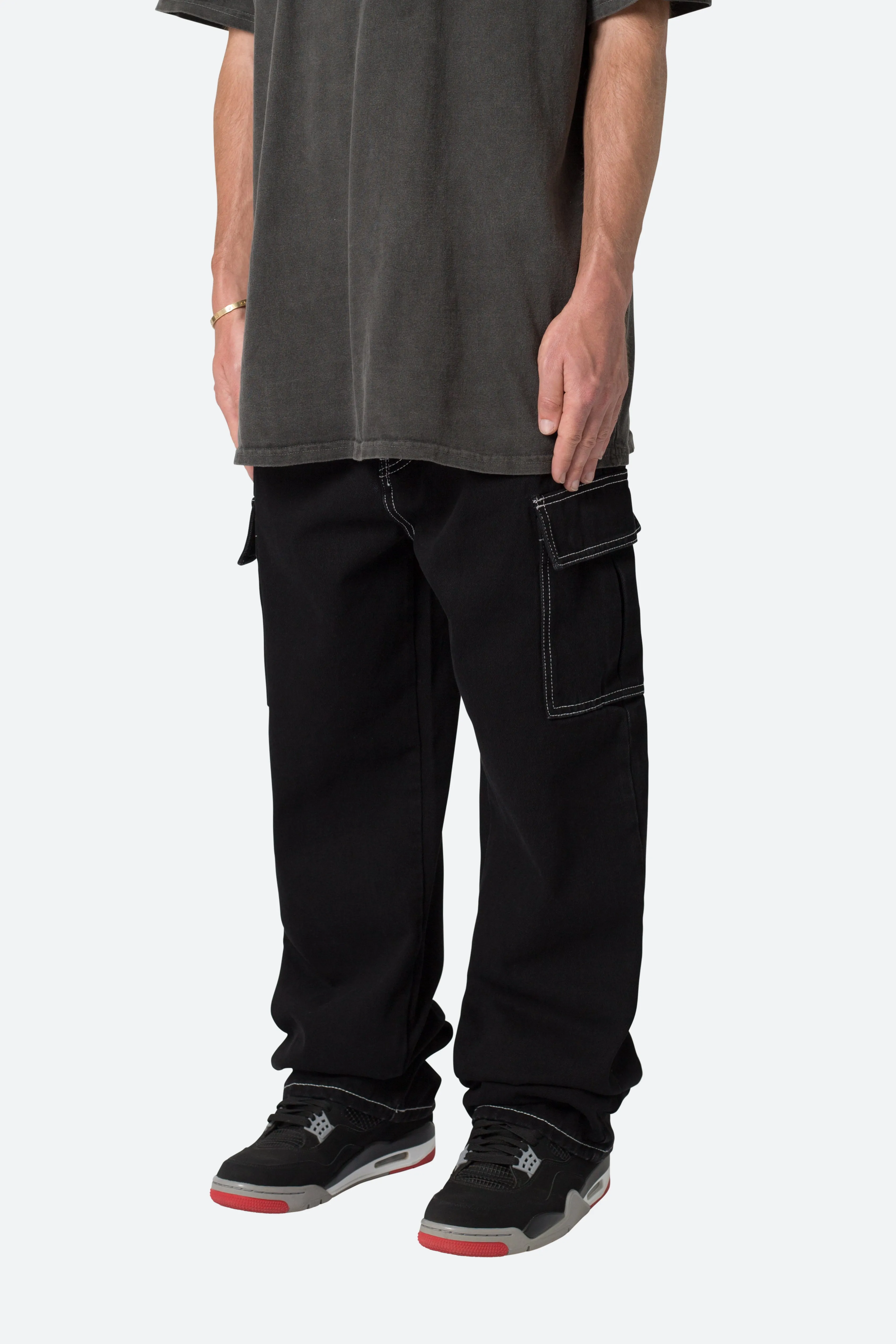Contrast Ultra Baggy Denim - Black sold by MNML product image thumbnail 3