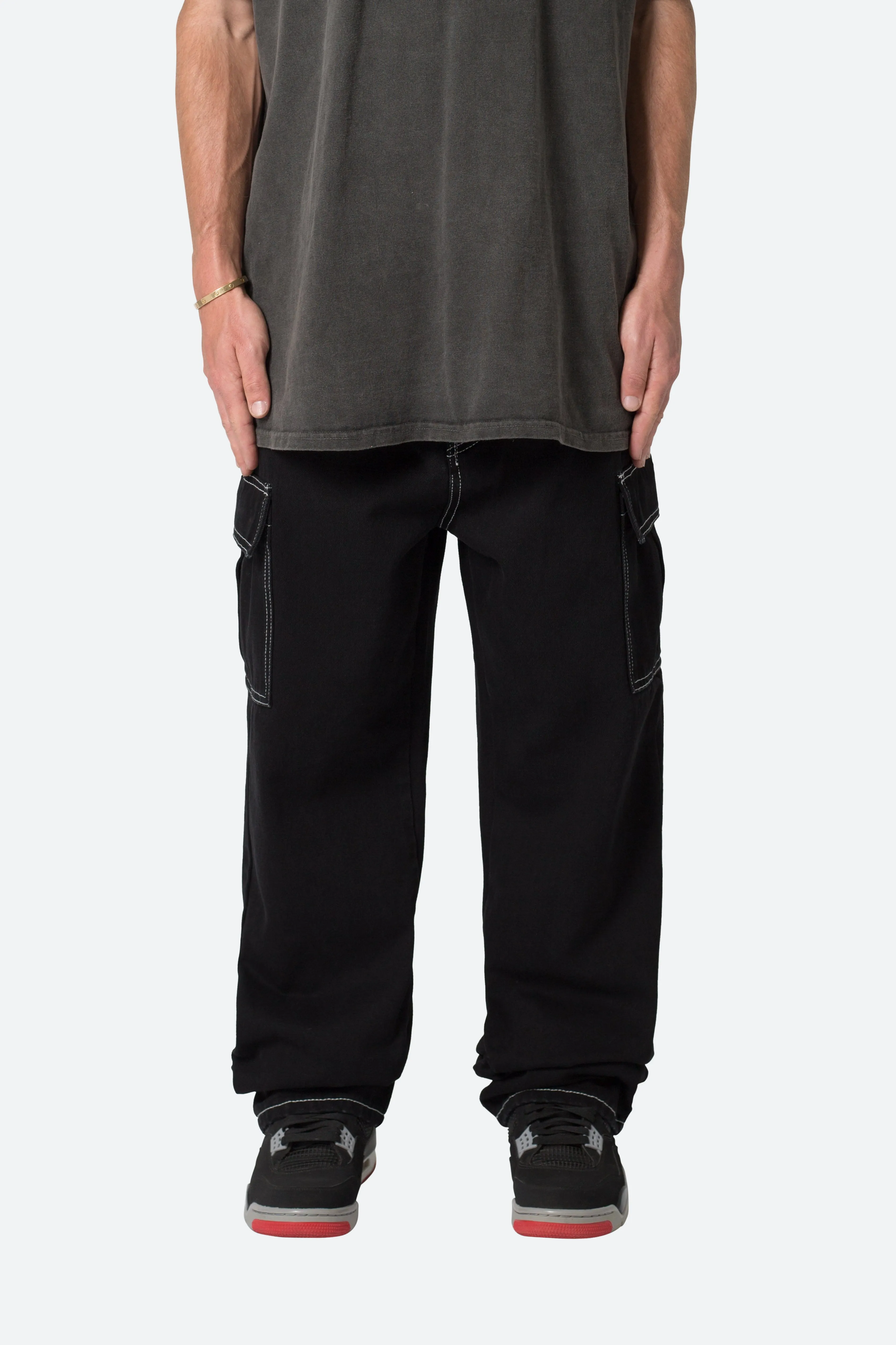 Contrast Ultra Baggy Denim - Black sold by MNML product image thumbnail 2