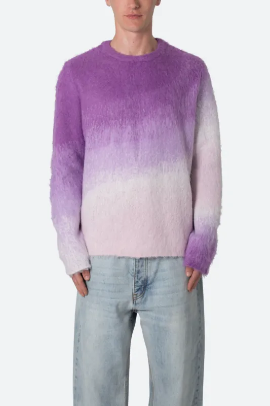 Brushed Gradient Sweater - Purple sold by MNML