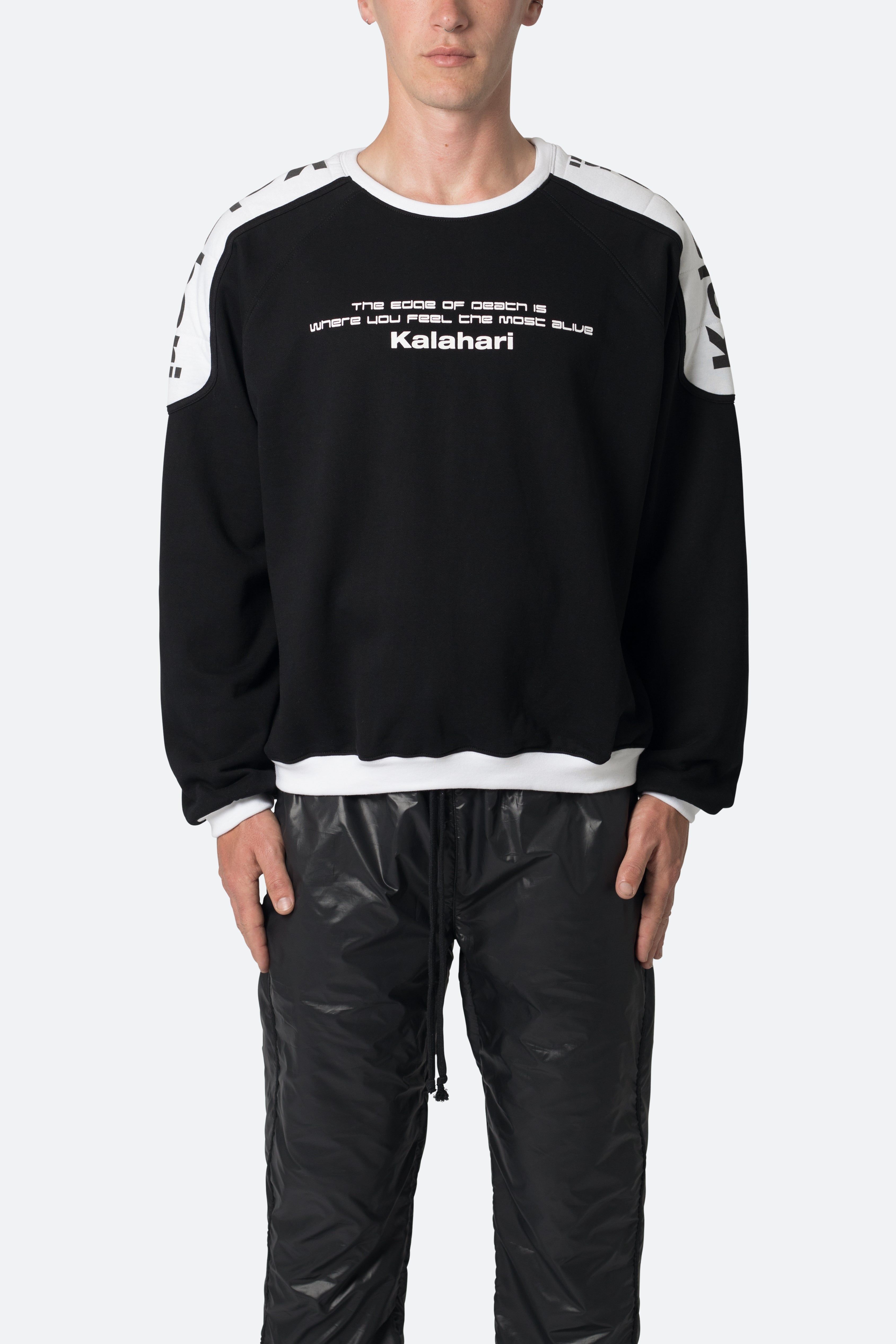 Kalahari Moto Crewneck - Black sold by MNML product image thumbnail 2