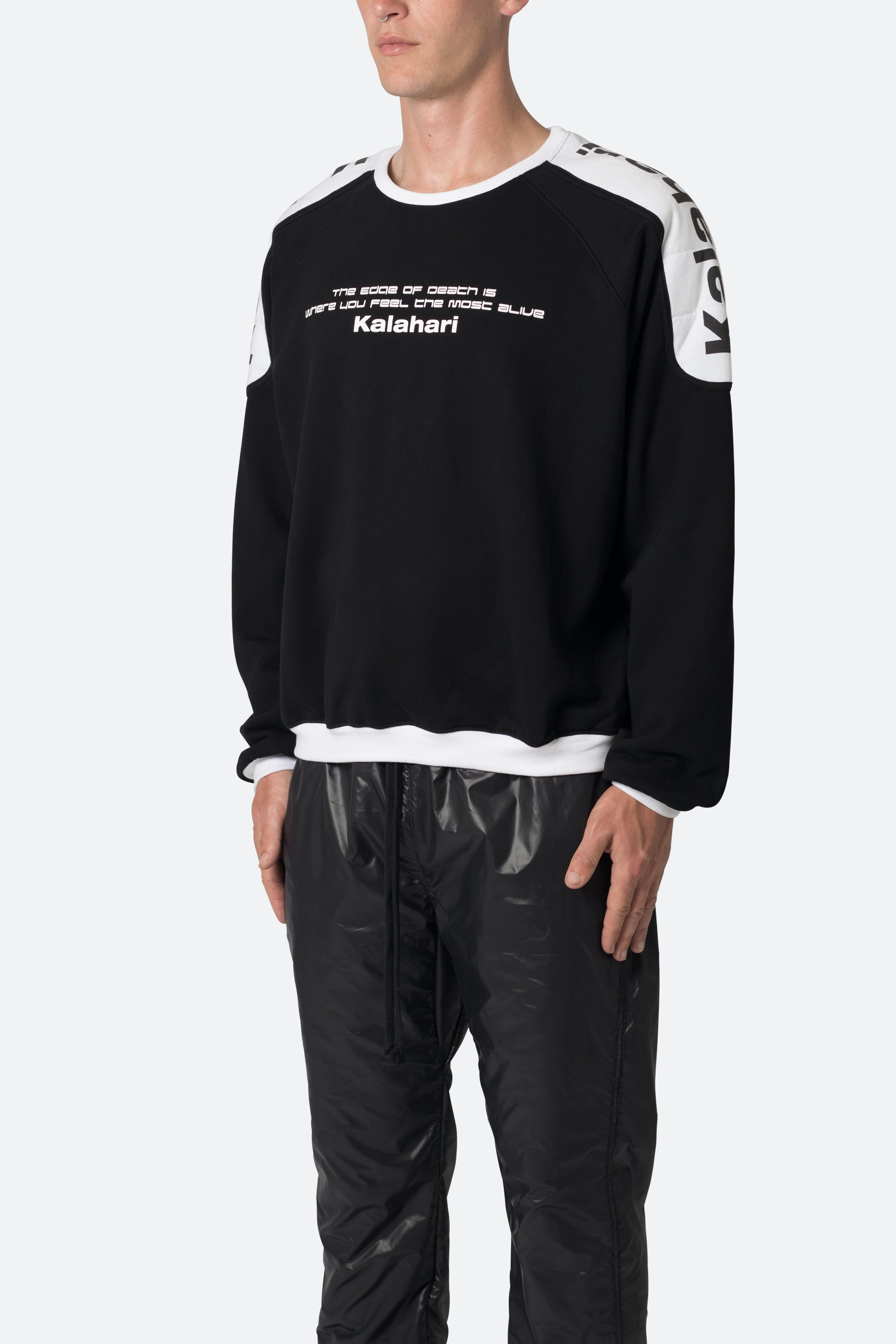 Kalahari Moto Crewneck - Black sold by MNML product image thumbnail 3