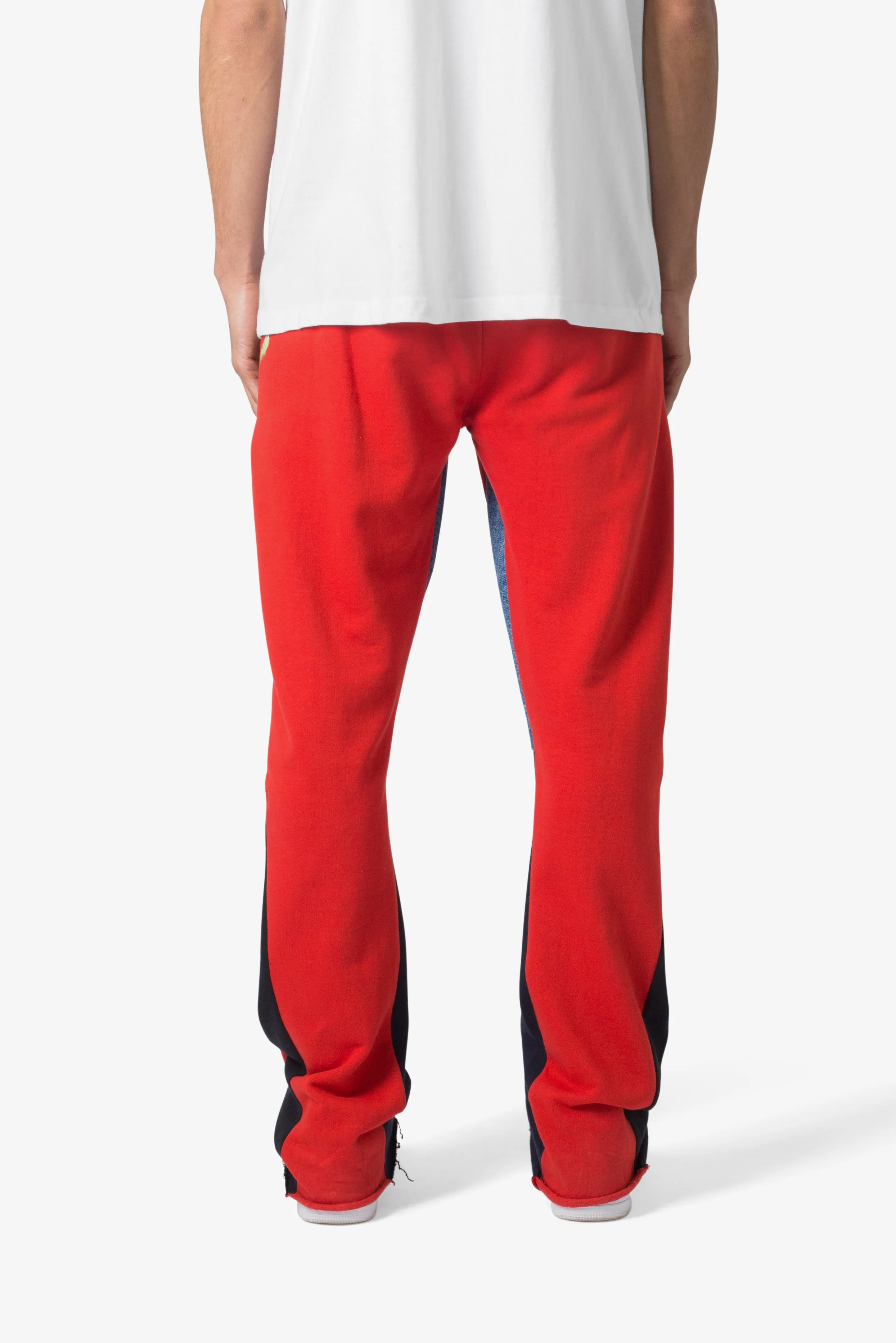 Contrast Bootcut Sweatpants - Red sold by MNML product image thumbnail 5