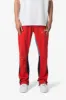 Contrast Bootcut Sweatpants - Red sold by MNML
