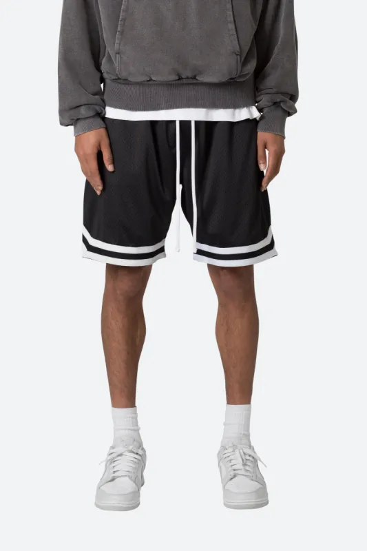Basic Basketball Shorts - Black/White sold by MNML