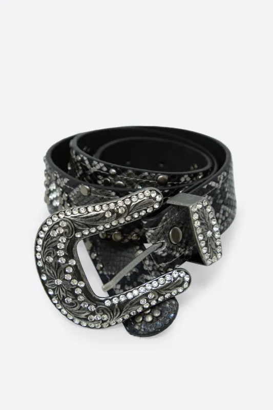 Python Mixed Studded Belt - Multi sold by MNML